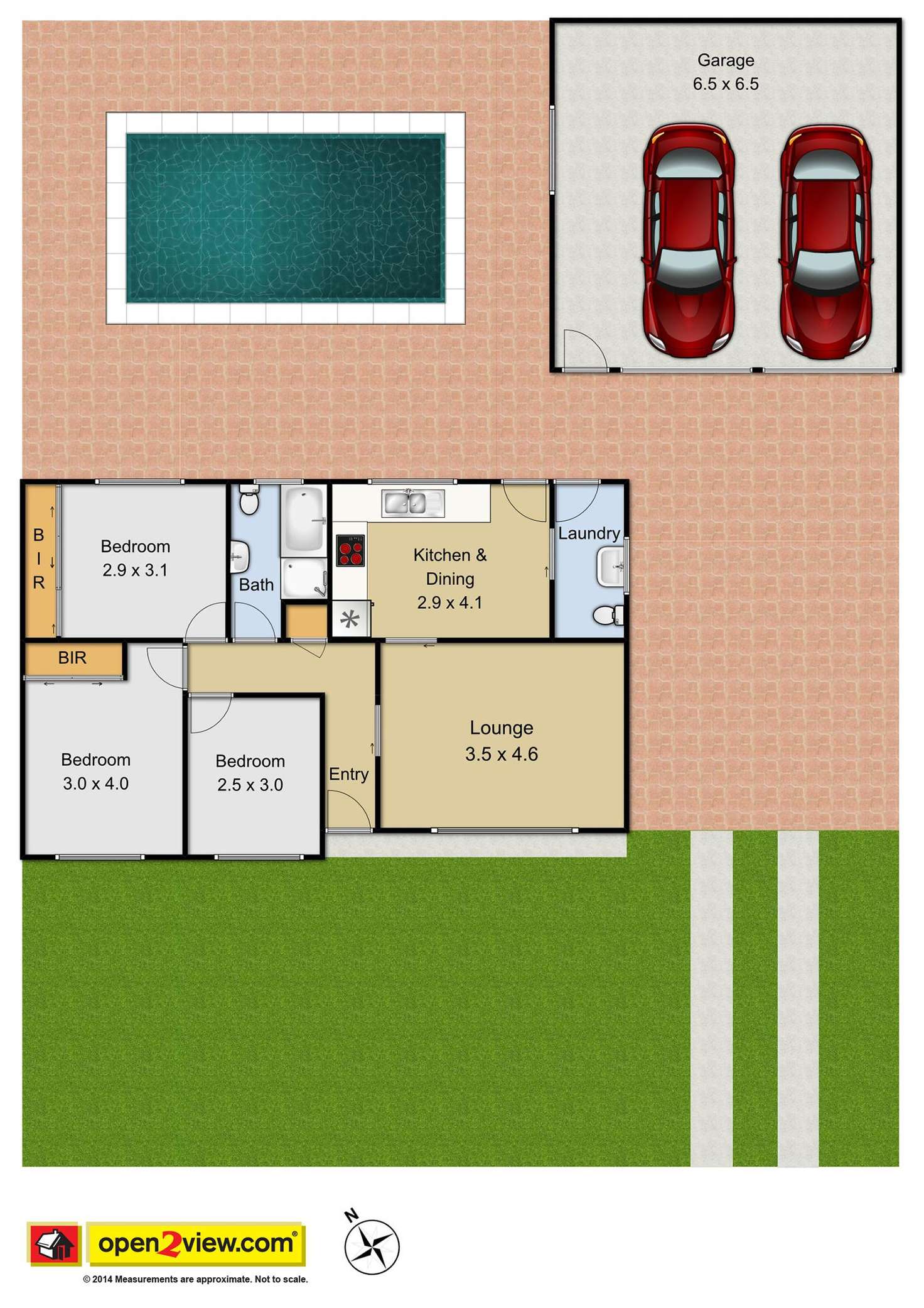 Floorplan of Homely house listing, 19 Fred Allen Place, Rooty Hill NSW 2766