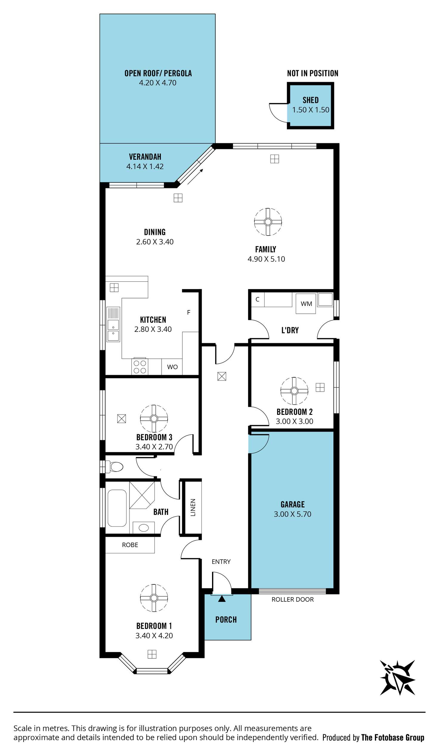 Floorplan of Homely house listing, 3/11 Hillview Crescent, South Brighton SA 5048