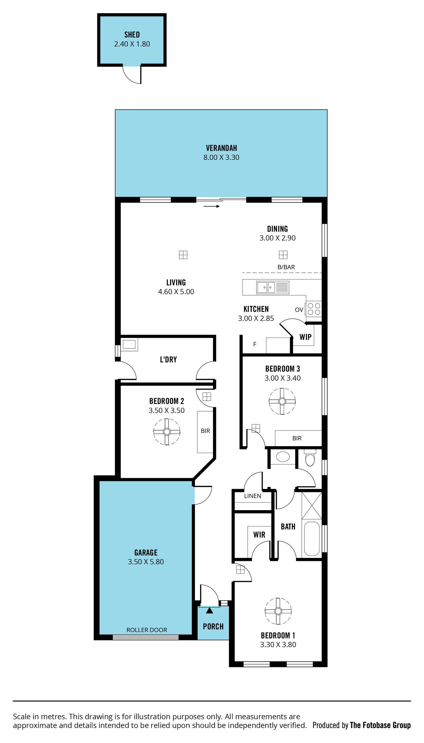 Floorplan of Homely house listing, 136 Bradley Grove, Mitchell Park SA 5043