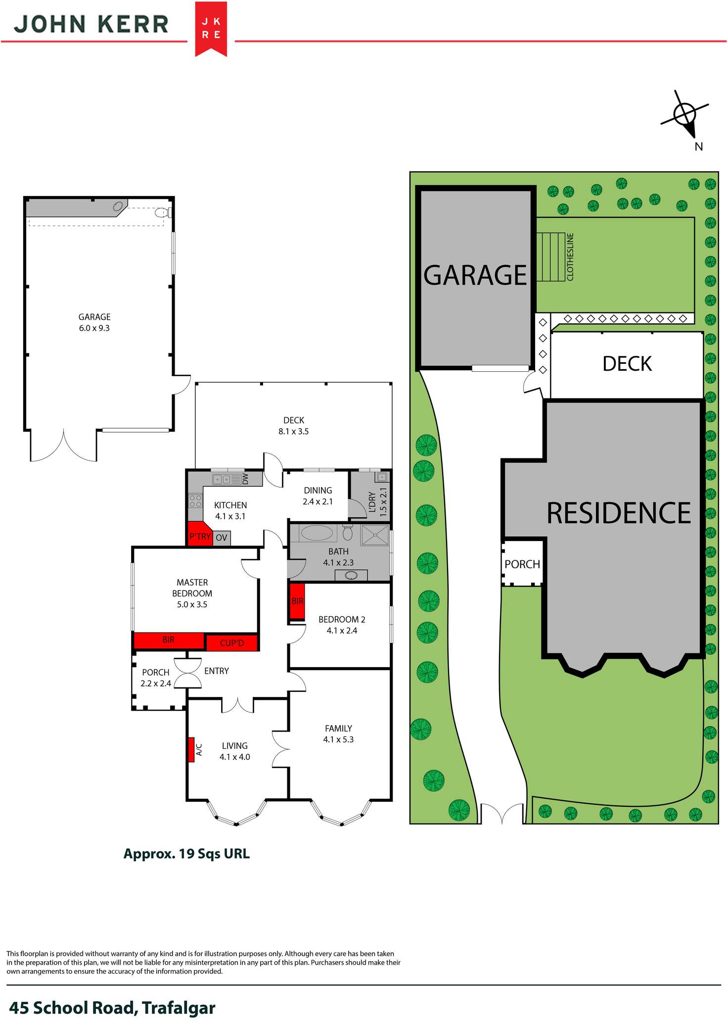 Floorplan of Homely house listing, 45 School Road, Trafalgar VIC 3824
