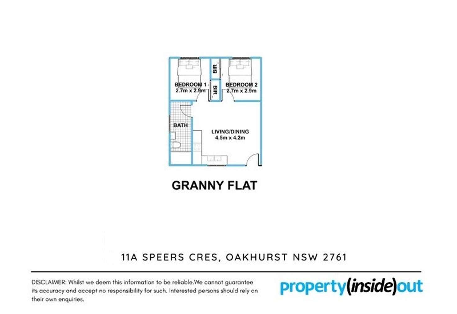 Floorplan of Homely house listing, 11A SPEERS CRESCENT, Oakhurst NSW 2761