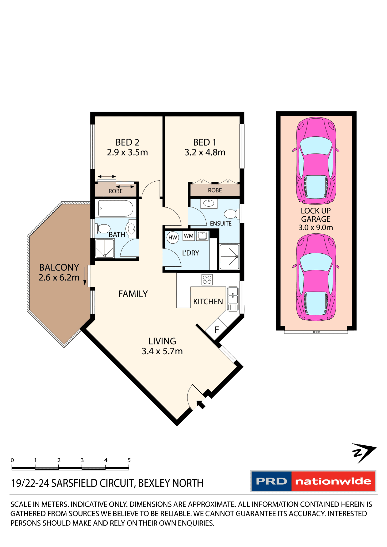 Floorplan of Homely apartment listing, 19/22-40 Sarsfield Circuit, Bexley North NSW 2207