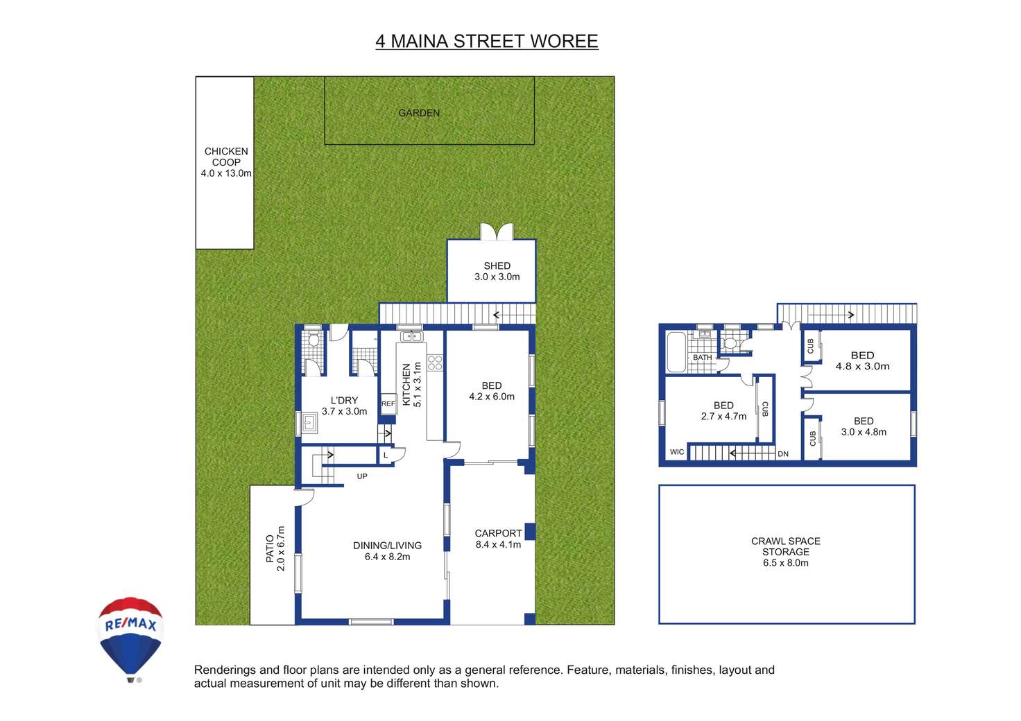 Floorplan of Homely house listing, 4 Maina Street, Woree QLD 4868