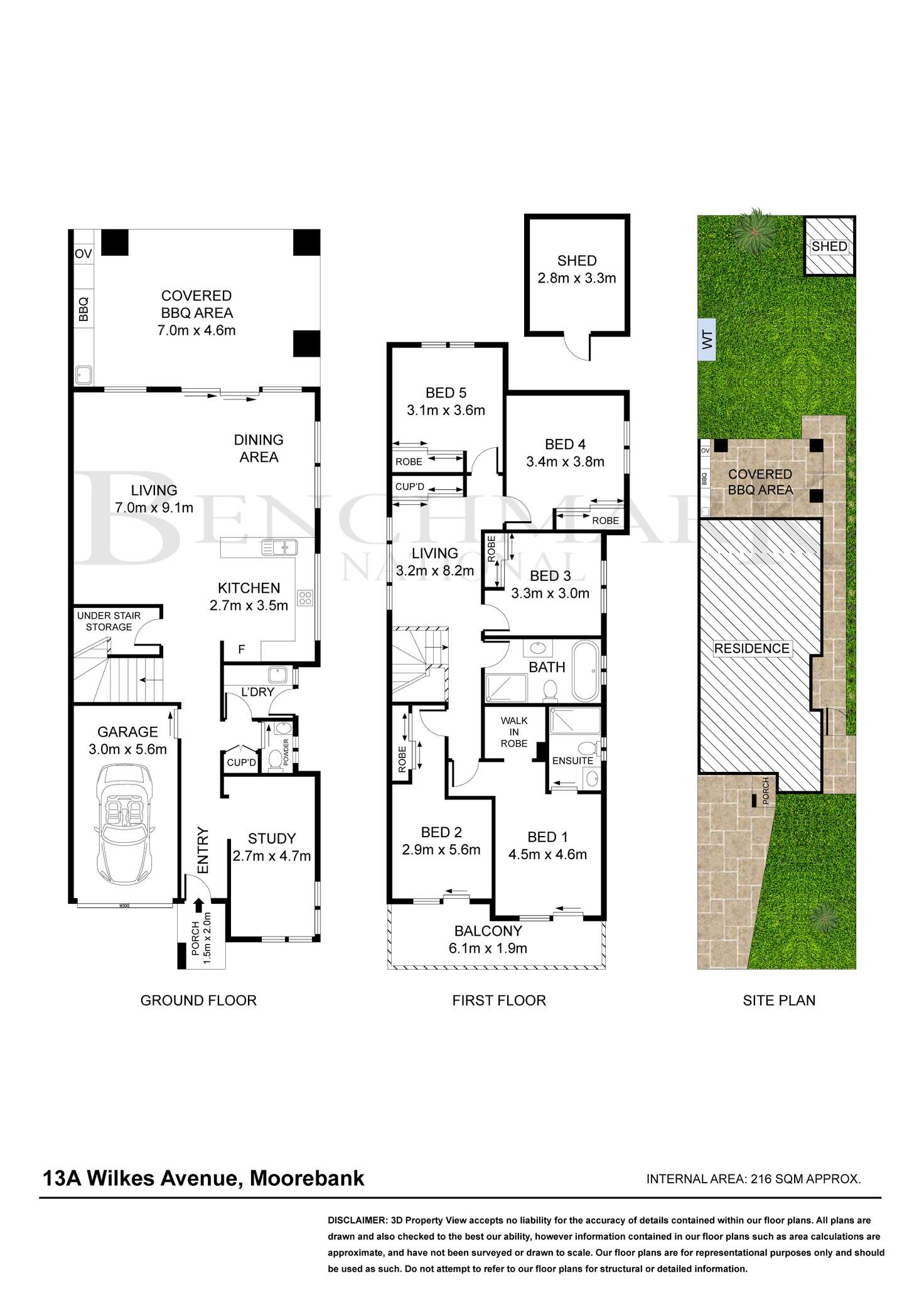 Floorplan of Homely house listing, 13a Wilkes Avenue, Moorebank NSW 2170