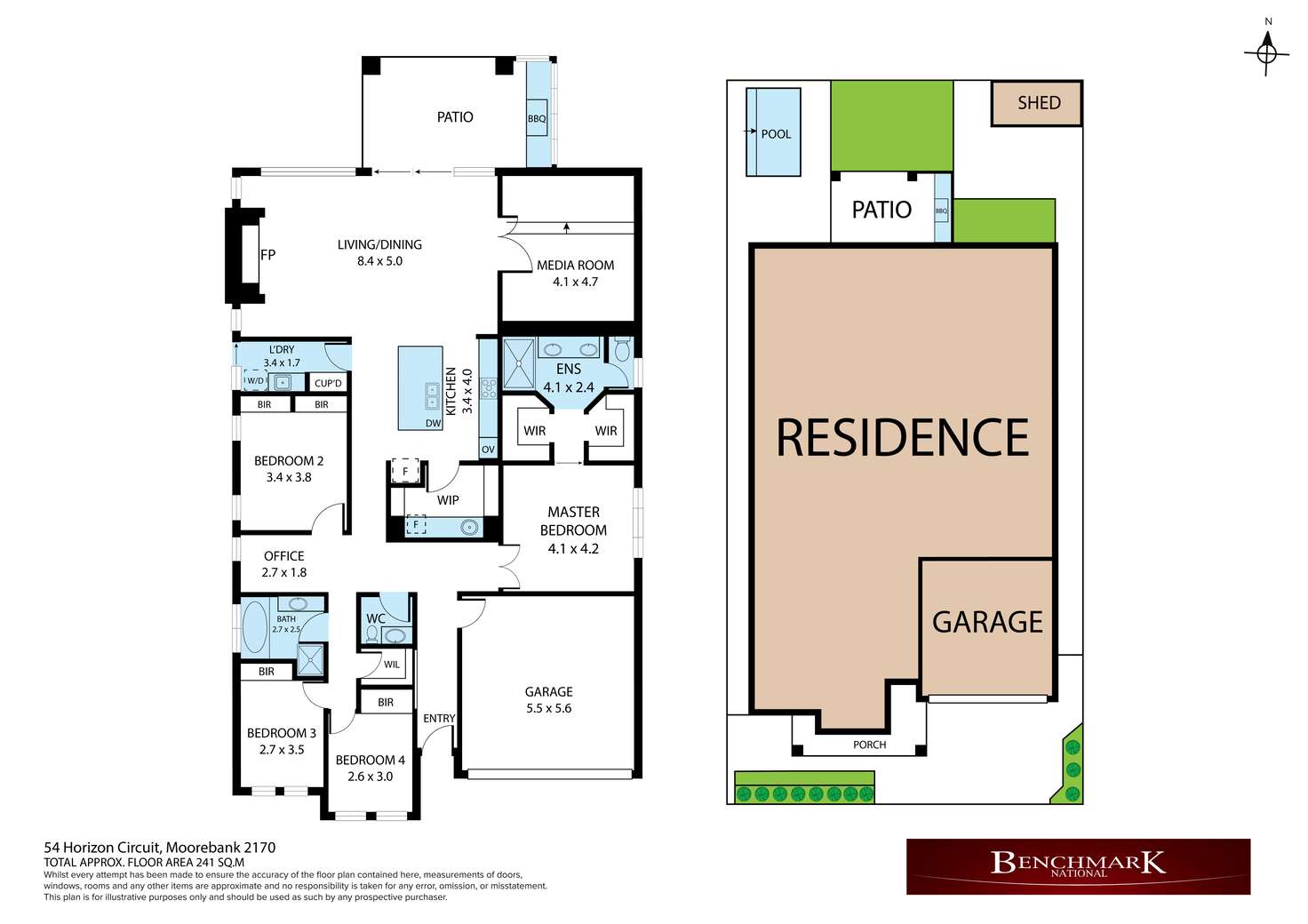 Floorplan of Homely house listing, 54 Horizon Circuit, Moorebank NSW 2170