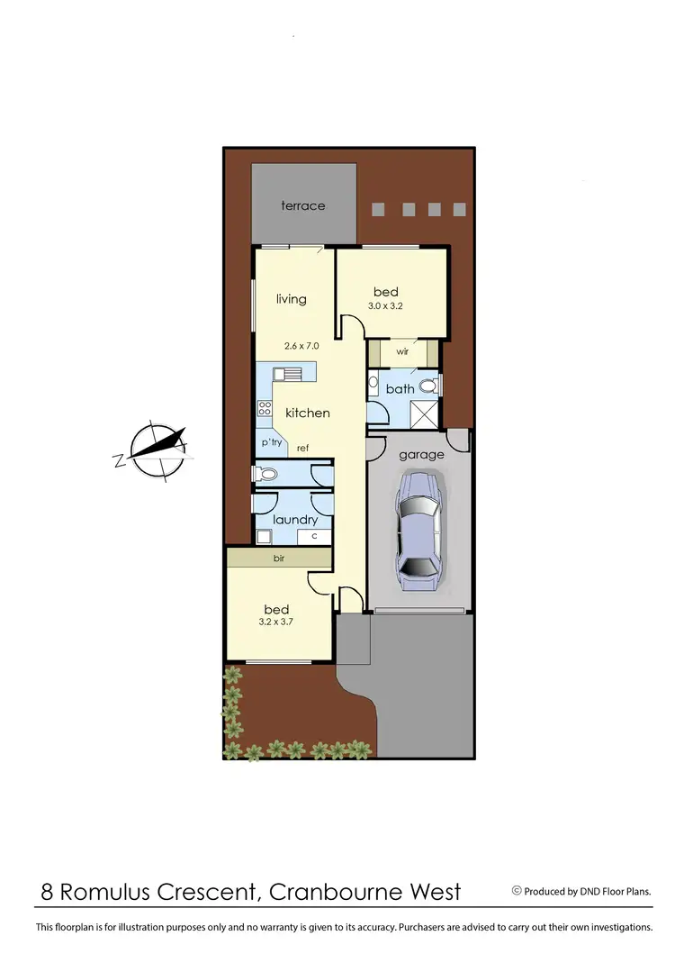 Floorplan of Homely house listing, 8 Romulus Crescent, Cranbourne West VIC 3977