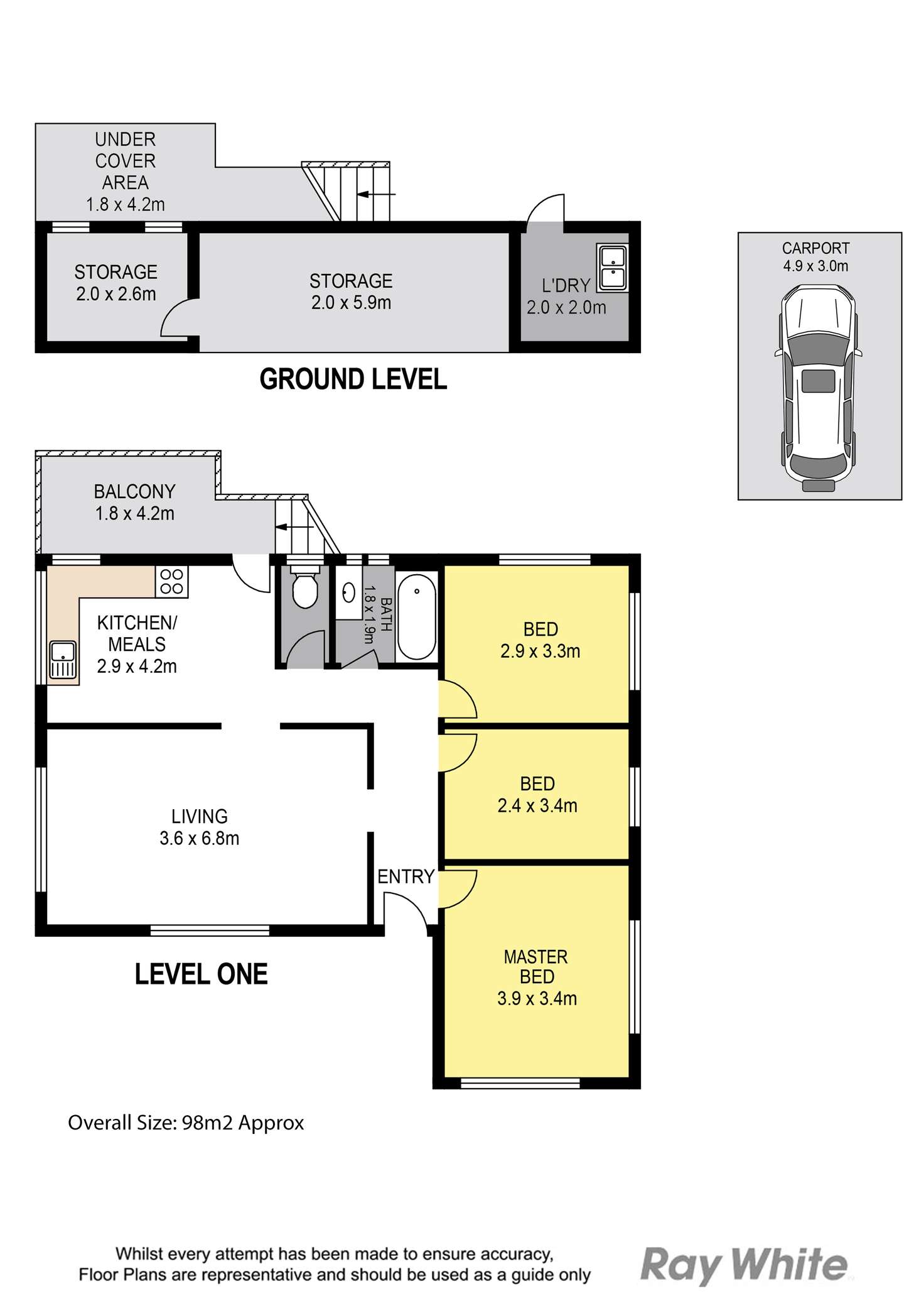 Floorplan of Homely house listing, 22 Oakey Street, Stafford Heights QLD 4053