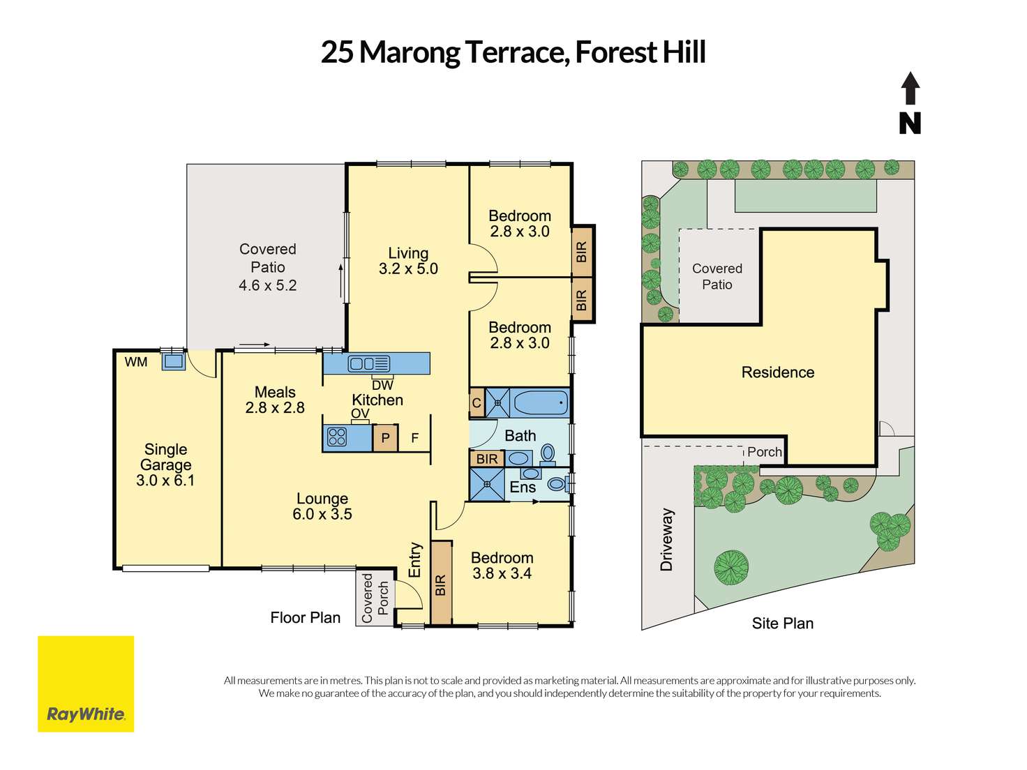 Floorplan of Homely house listing, 25 Marong Terrace, Forest Hill VIC 3131