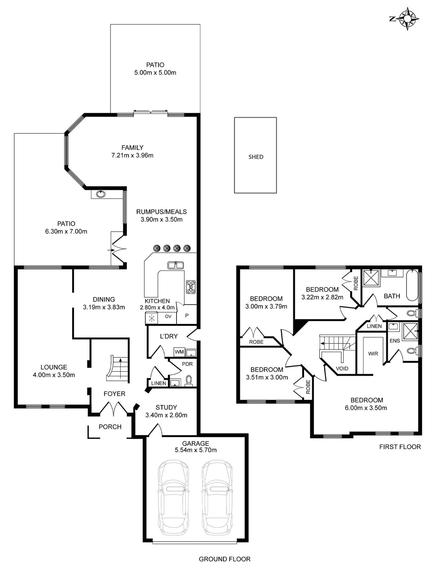 Floorplan of Homely house listing, 19 Dowding Close, Cecil Hills NSW 2171