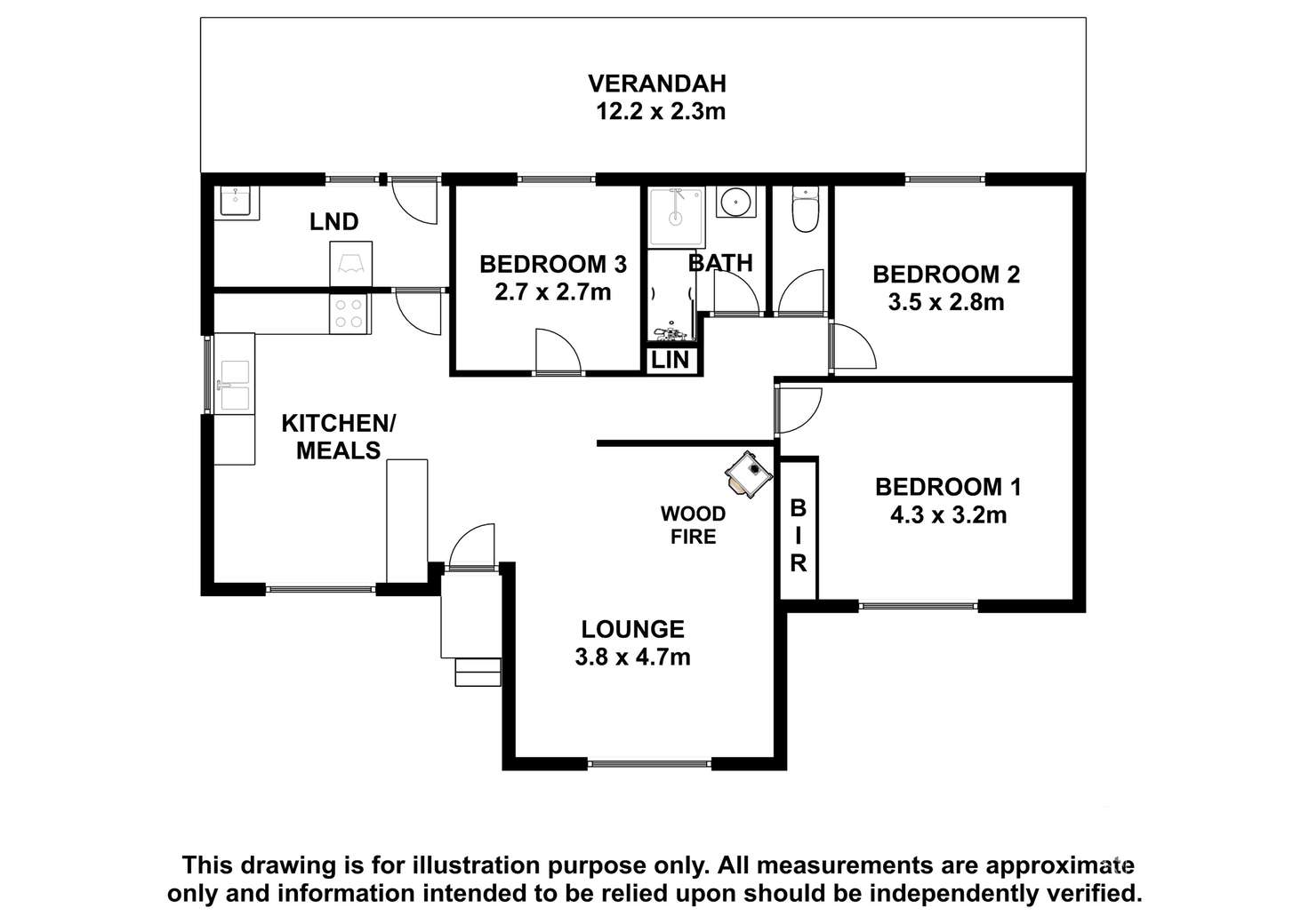 Floorplan of Homely house listing, 47 Densley Avenue, Bordertown SA 5268
