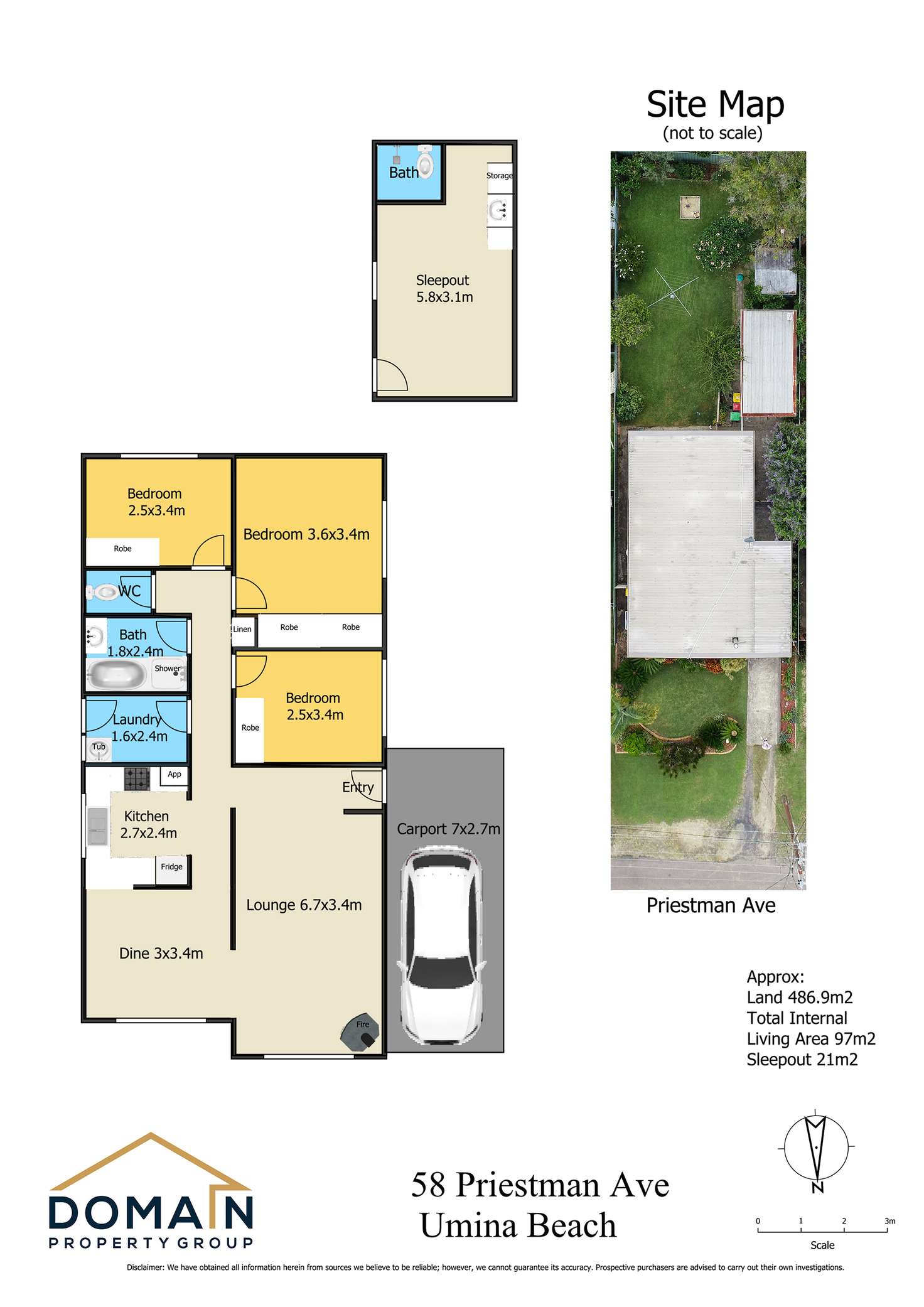 Floorplan of Homely house listing, 58 Priestman Avenue, Umina Beach NSW 2257