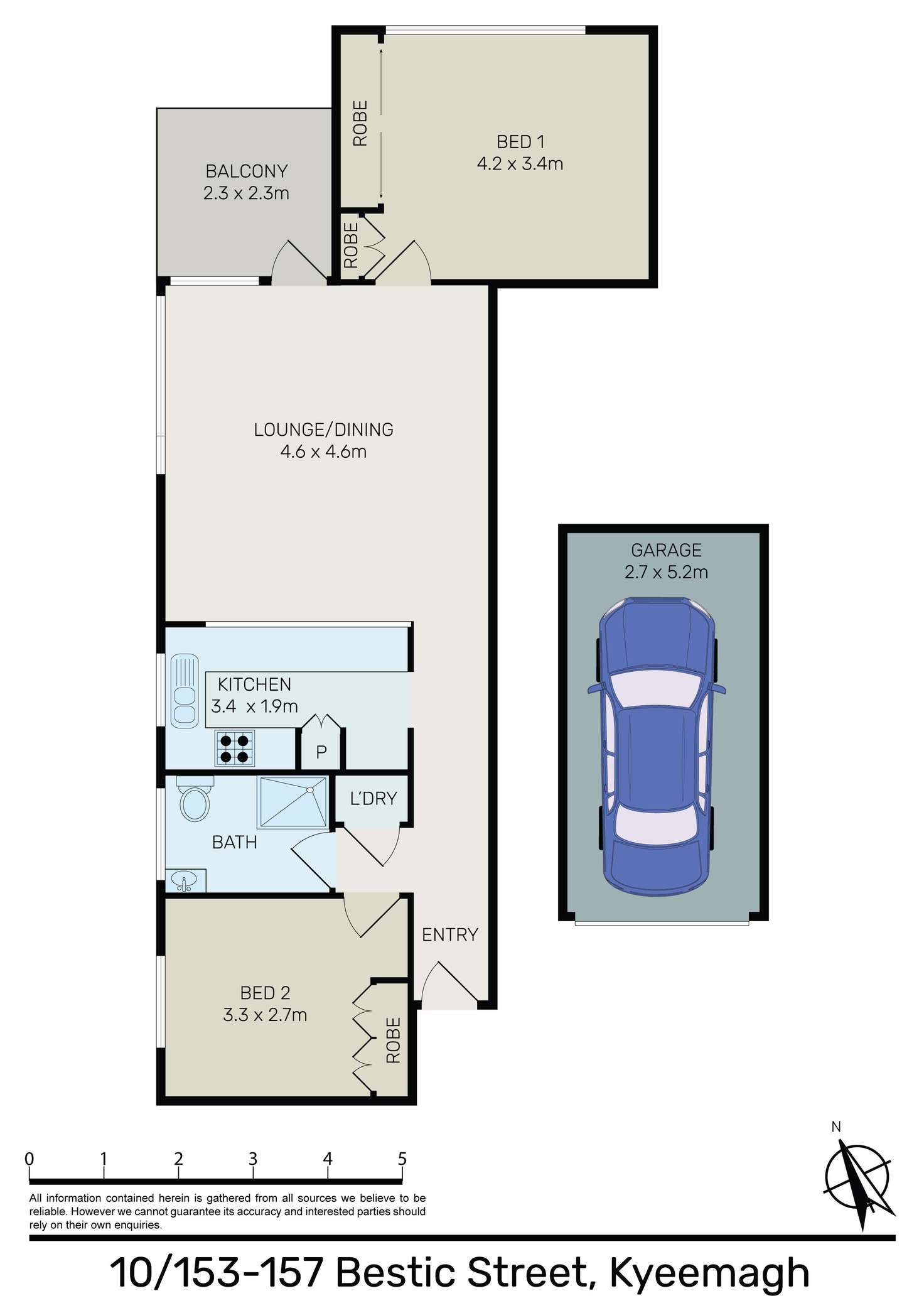 Floorplan of Homely apartment listing, 10/157 Bestic Street, Kyeemagh NSW 2216