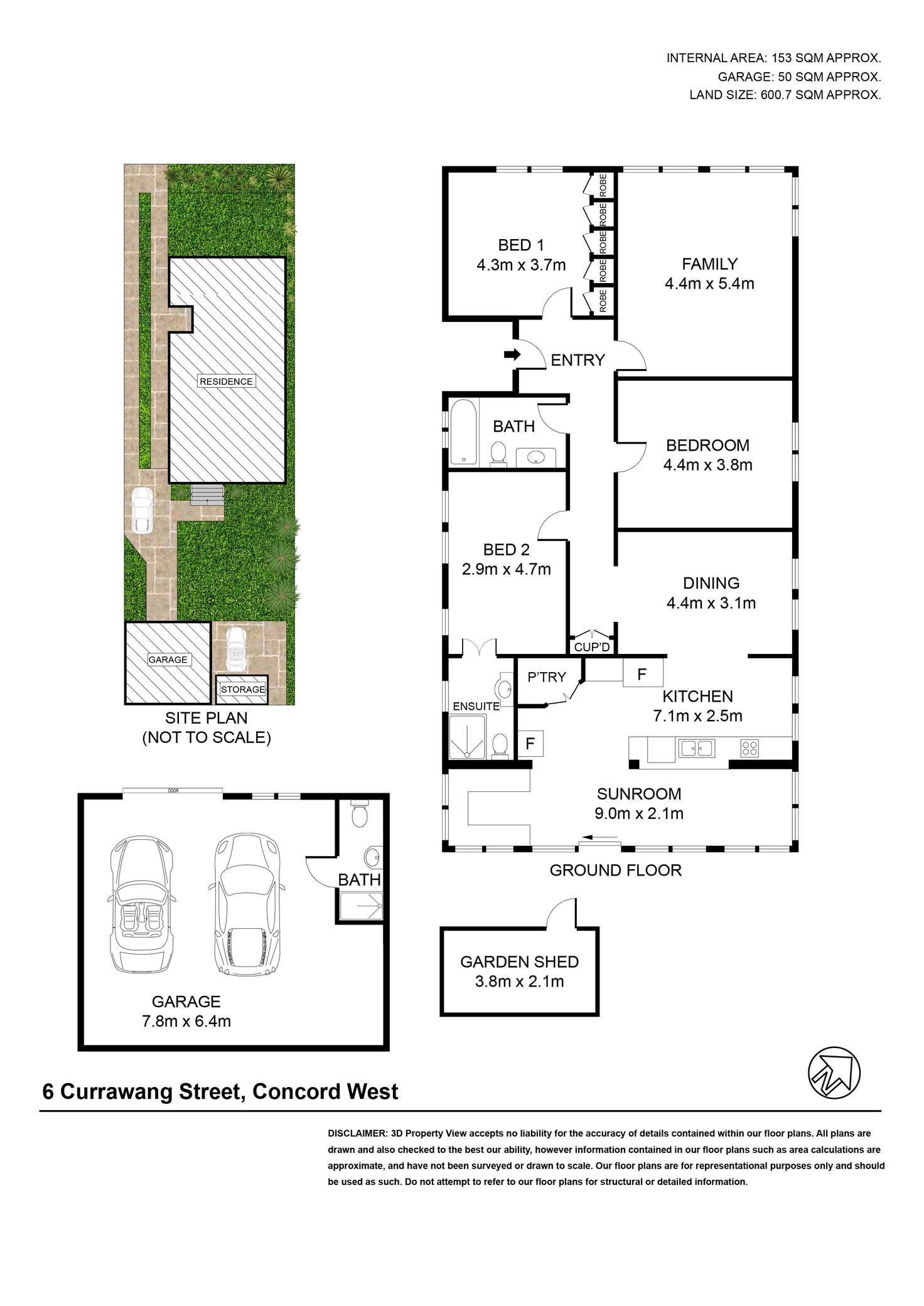 Floorplan of Homely house listing, 6 Currawang Street, Concord West NSW 2138