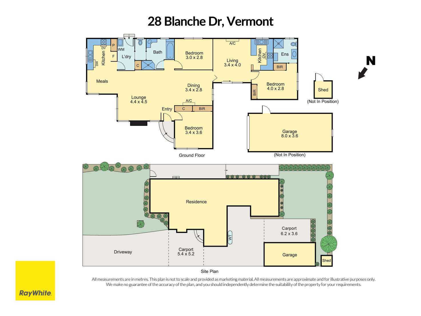 Floorplan of Homely house listing, 28 Blanche Drive, Vermont VIC 3133
