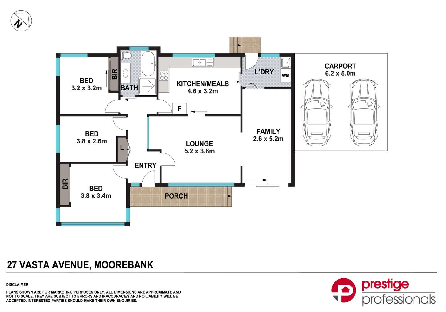 Floorplan of Homely house listing, 27 Vasta Avenue, Moorebank NSW 2170