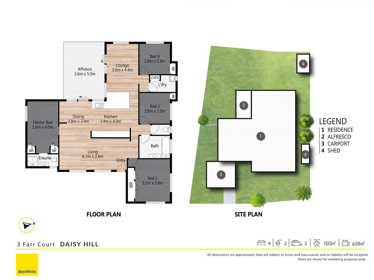 Floorplan of Homely house listing, 3 Farr Court, Daisy Hill QLD 4127