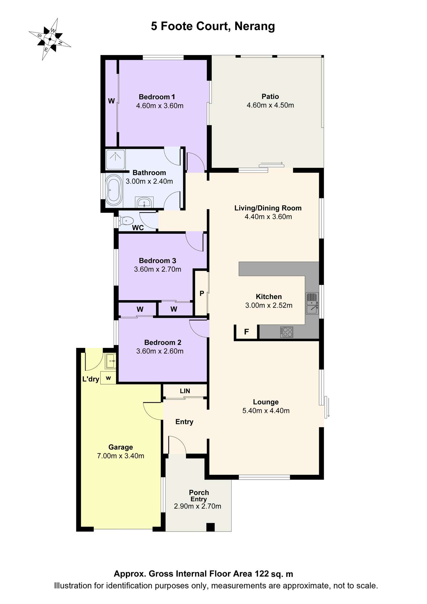 Floorplan of Homely house listing, 5 Foote Court, Nerang QLD 4211