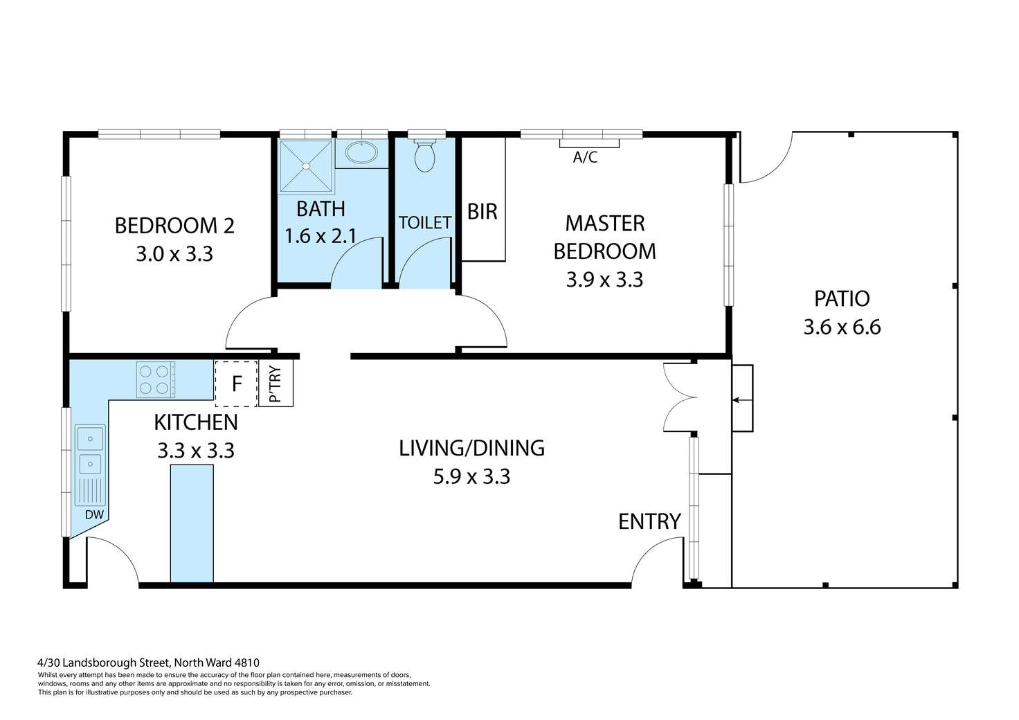 Floorplan of Homely house listing, 4/30 Landsborough Street, North Ward QLD 4810