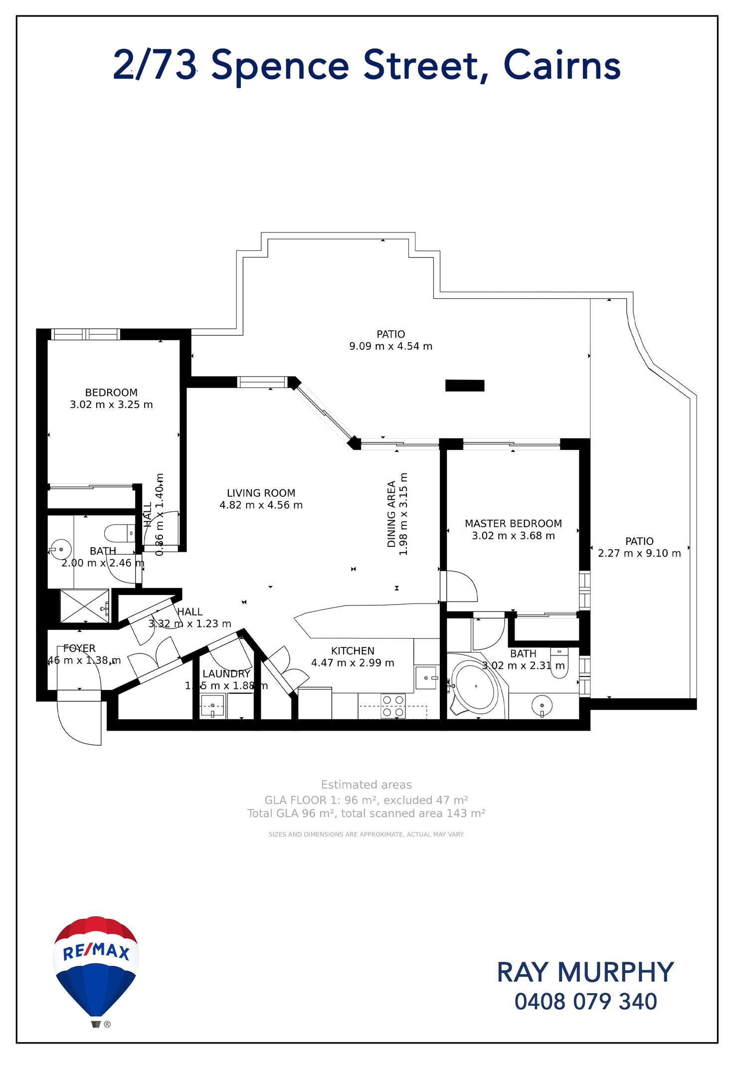 Floorplan of Homely apartment listing, 2/73 Spence Street, Cairns City QLD 4870
