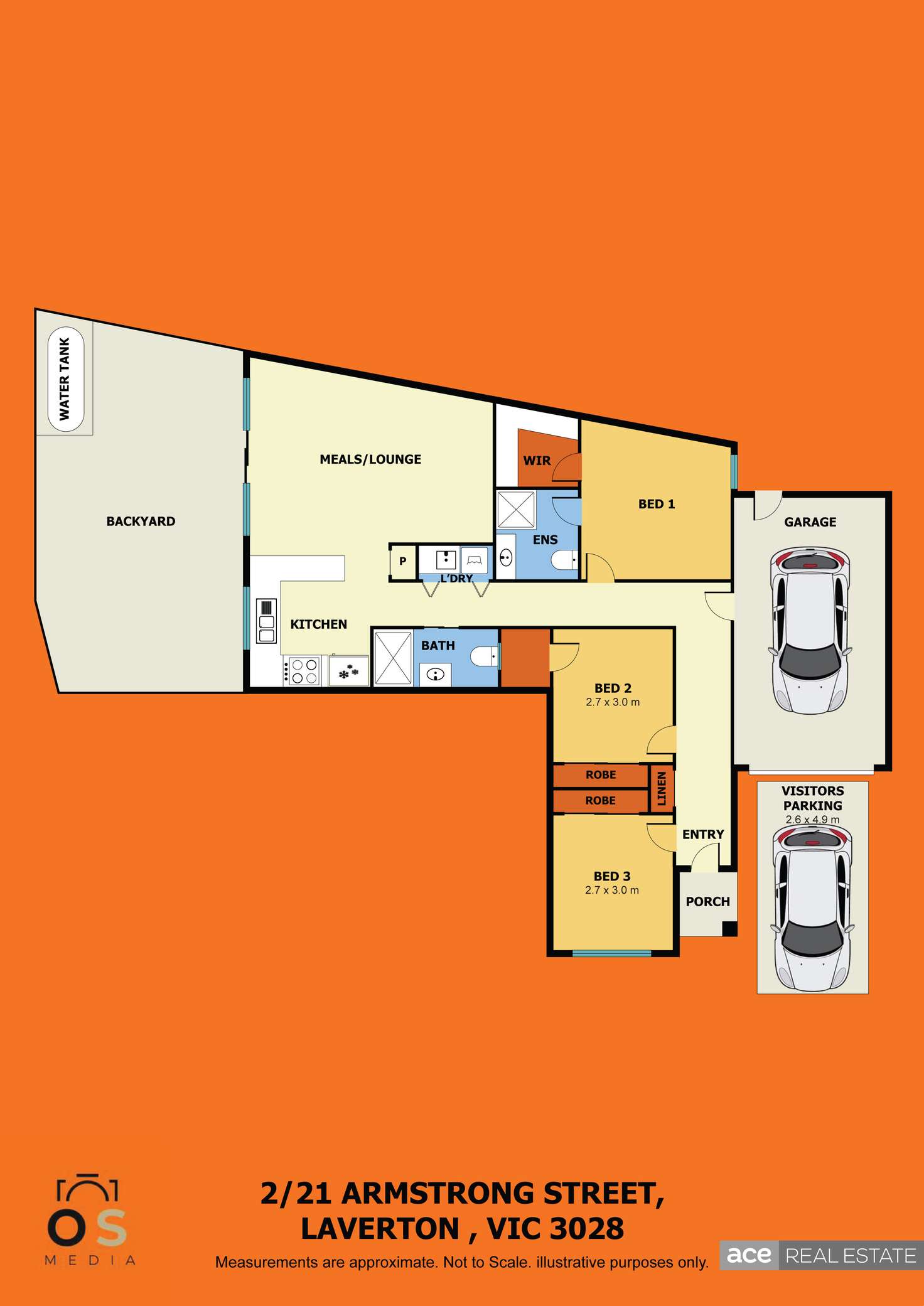 Floorplan of Homely unit listing, 2/21 Armstrong Street, Laverton VIC 3028