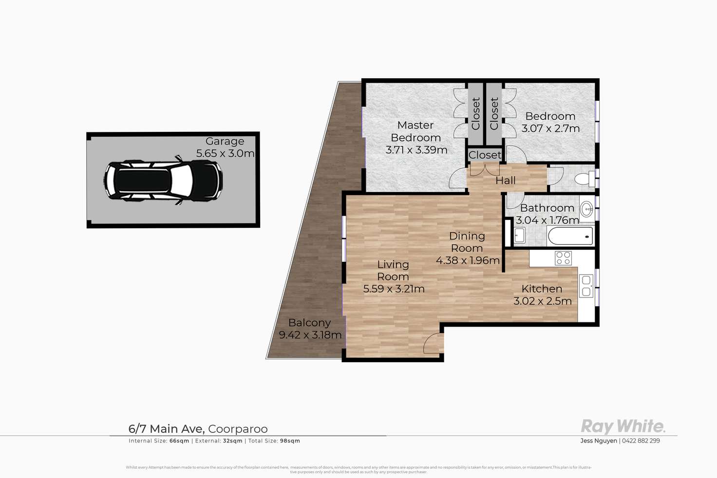 Floorplan of Homely house listing, 6/7 Main Avenue, Coorparoo QLD 4151