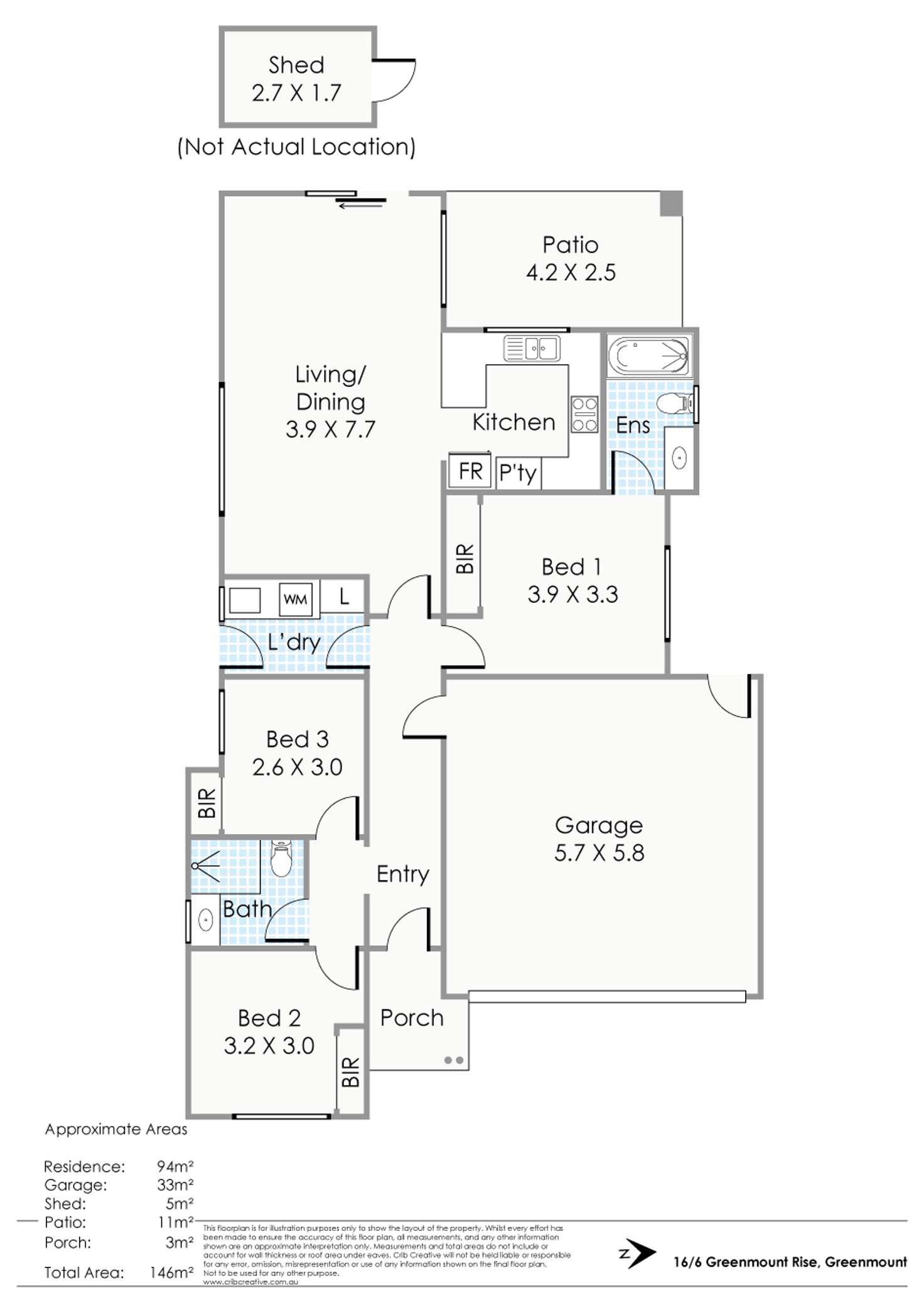 Floorplan of Homely house listing, 16/6 Greenmount Rise, Greenmount WA 6056