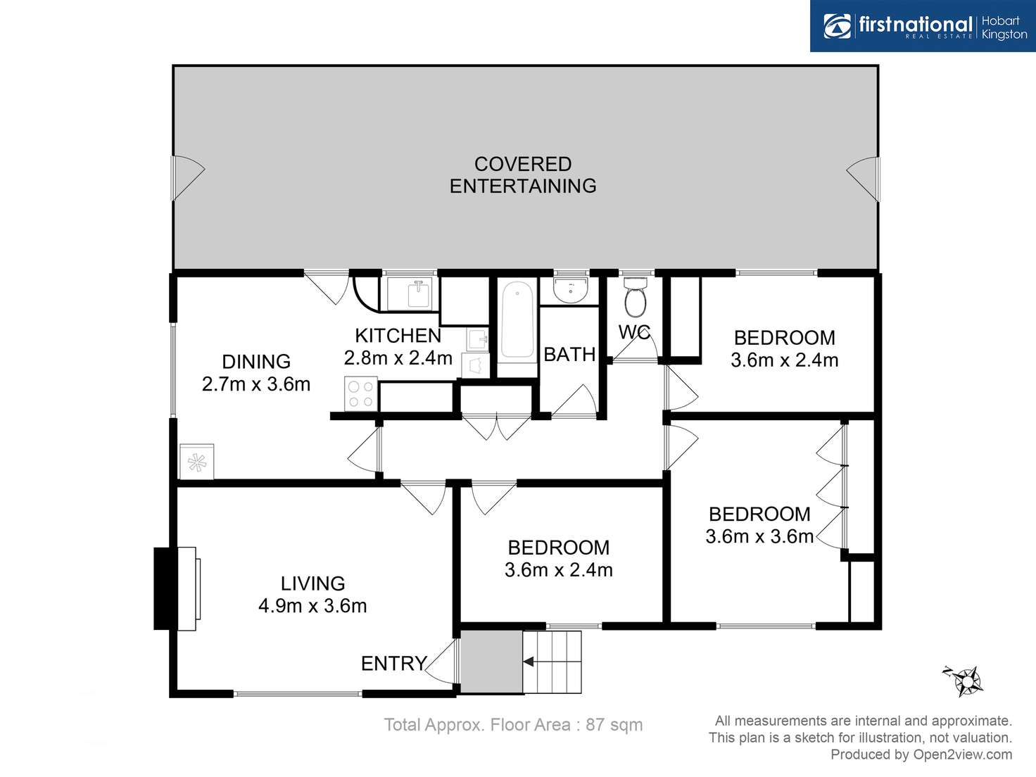 Floorplan of Homely house listing, 285 Main Road, Austins Ferry TAS 7011