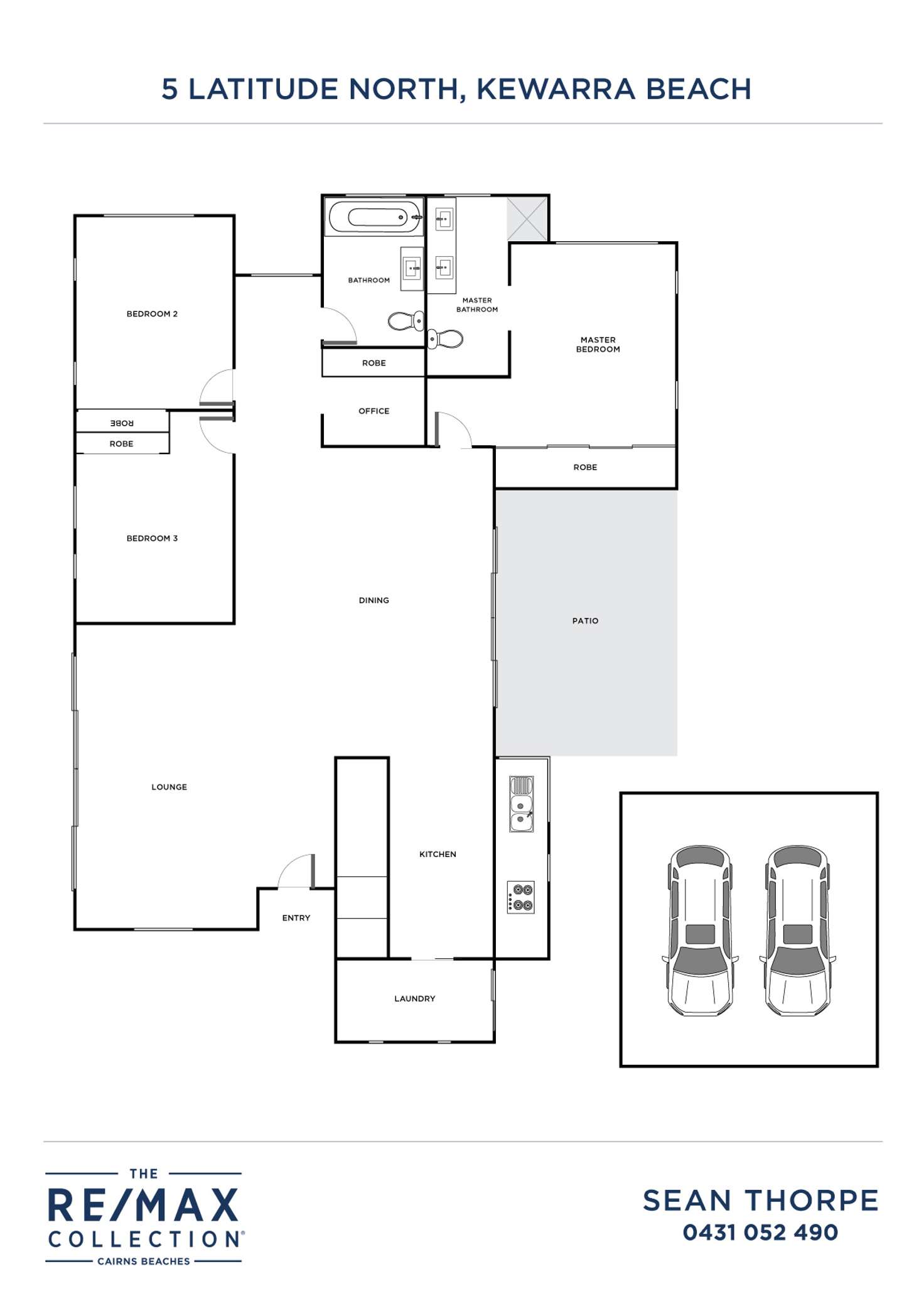 Floorplan of Homely house listing, 5 Latitude North, Kewarra Beach QLD 4879
