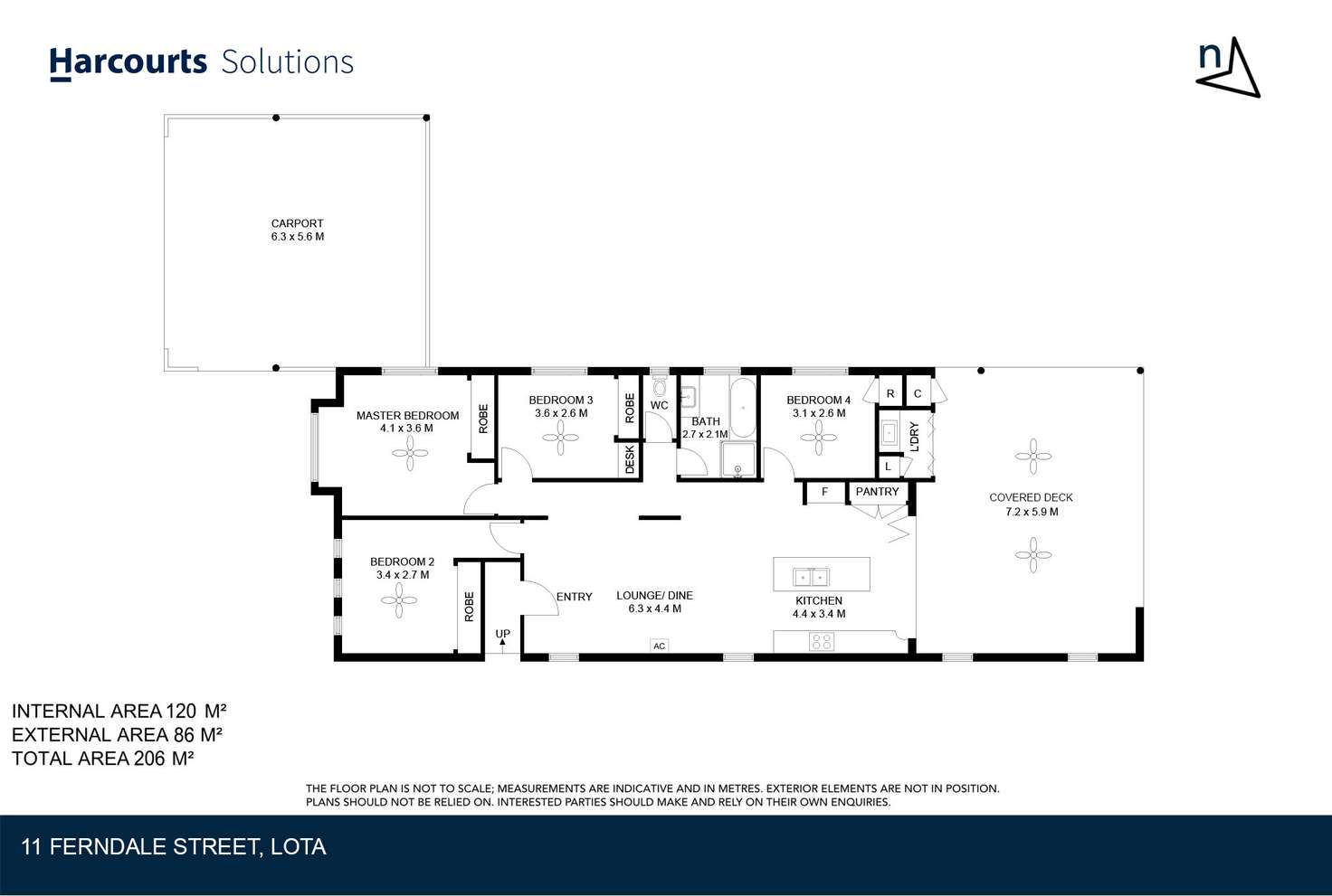Floorplan of Homely house listing, 11 Ferndale Street, Lota QLD 4179