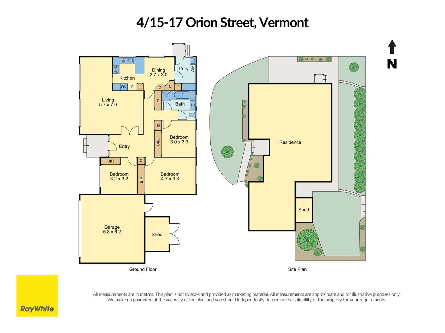 Floorplan of Homely unit listing, 4/15-17 Orion Street, Vermont VIC 3133