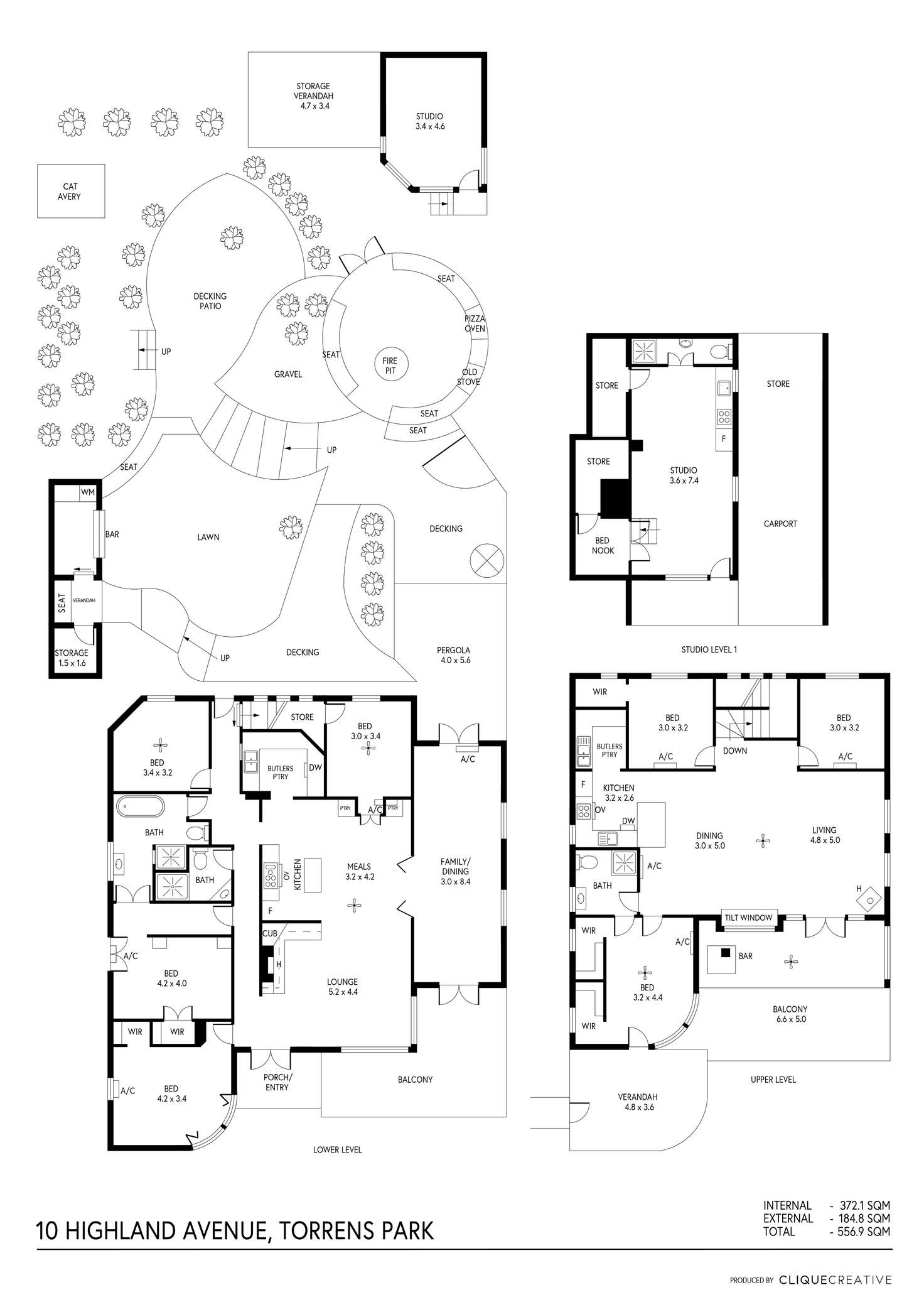 Floorplan of Homely house listing, 10 Highland Avenue, Torrens Park SA 5062