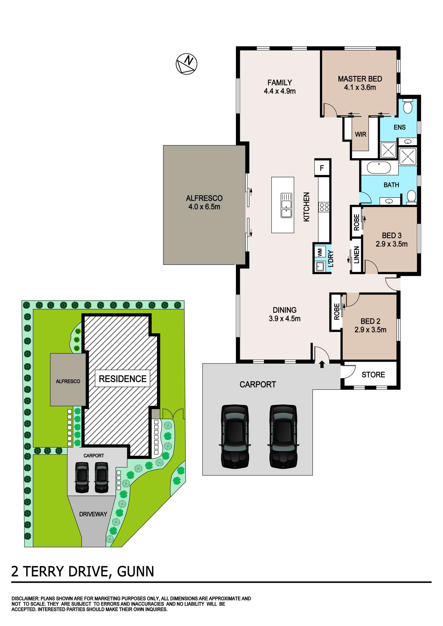 Floorplan of Homely house listing, 2 Terry Drive, Gunn NT 832