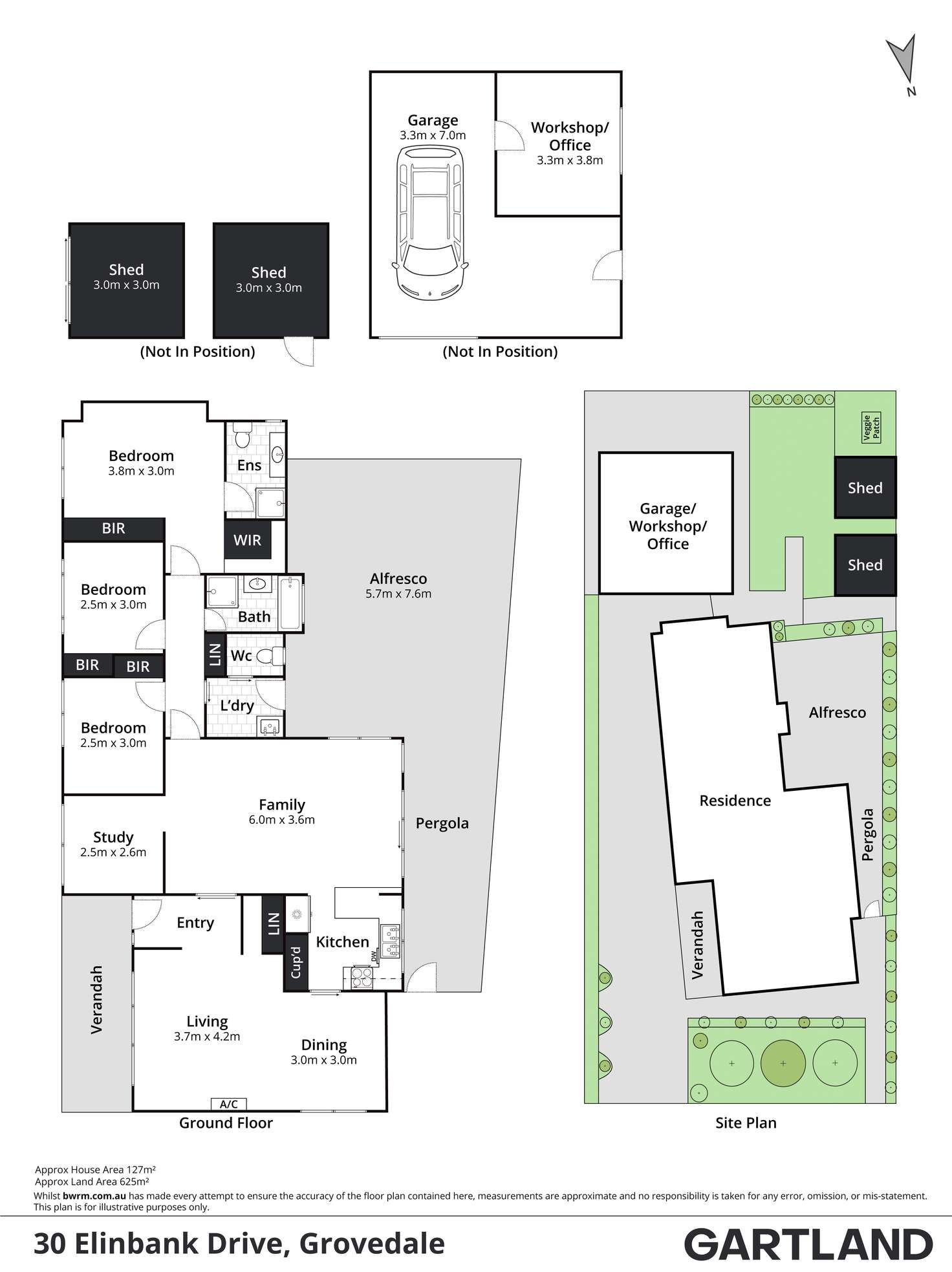 Floorplan of Homely house listing, 30 Elinbank Drive, Grovedale VIC 3216