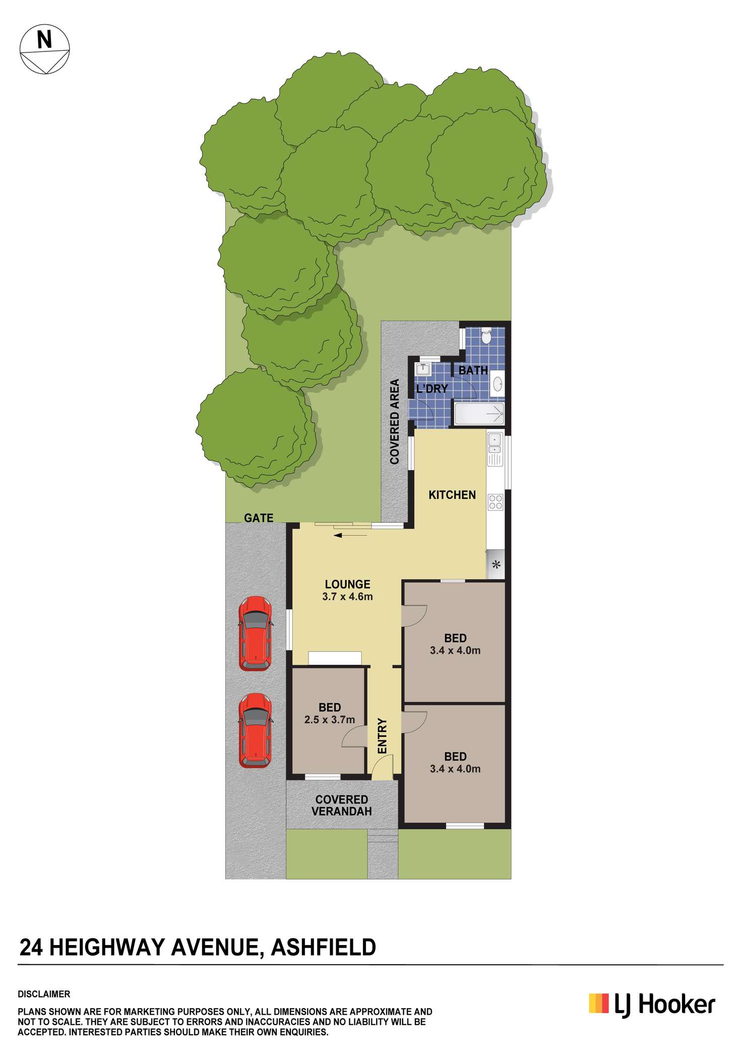 Floorplan of Homely house listing, 24 Heighway Avenue, Ashfield NSW 2131