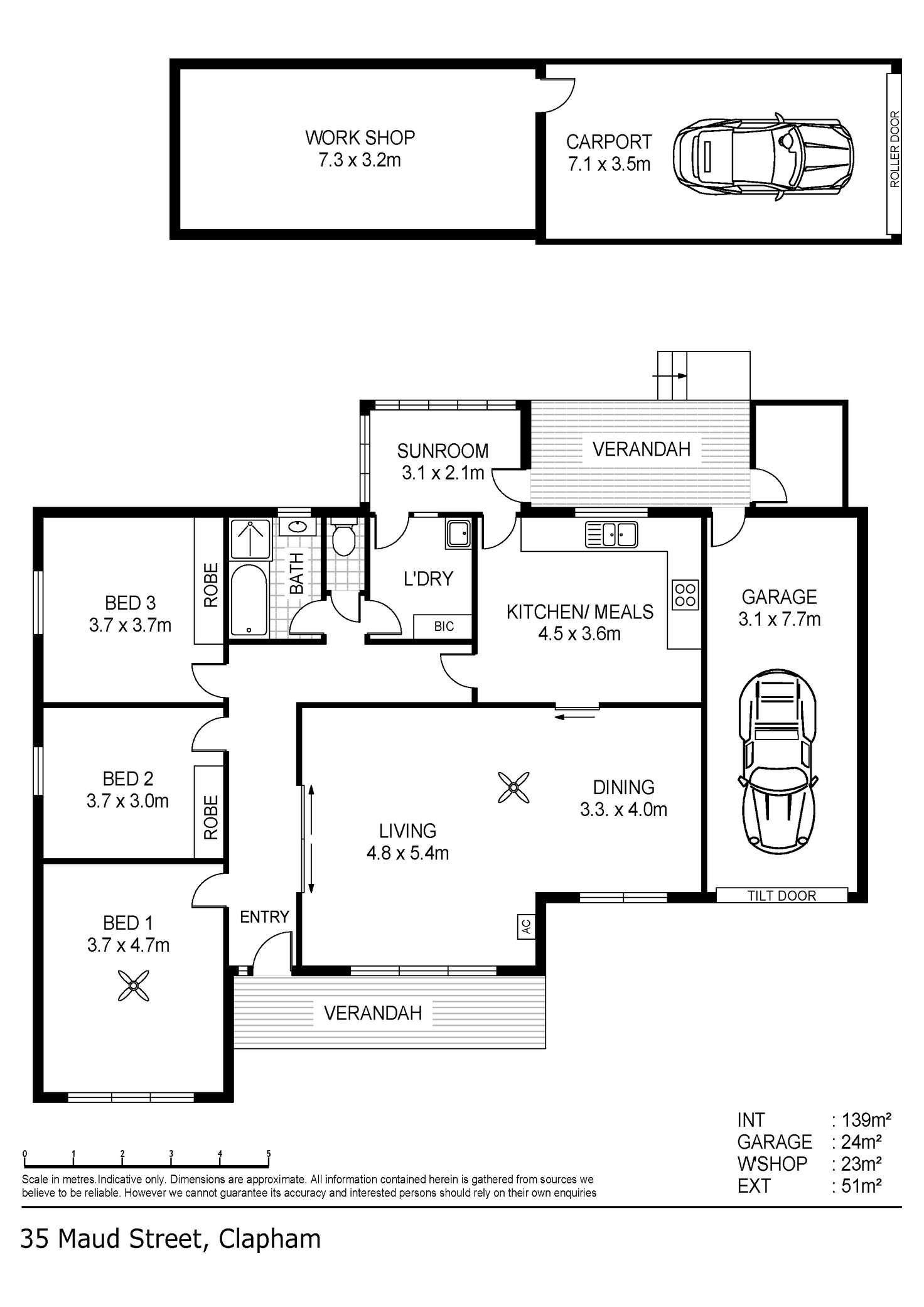 Floorplan of Homely house listing, 35 Maud Street, Clapham SA 5062