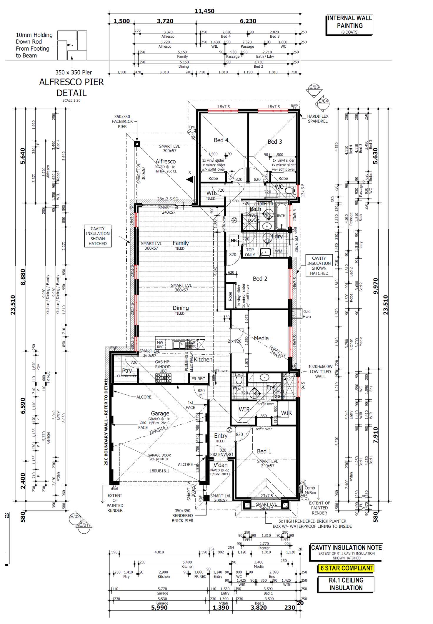 Floorplan of Homely house listing, 10 Ironcap Grove, Wandi WA 6167