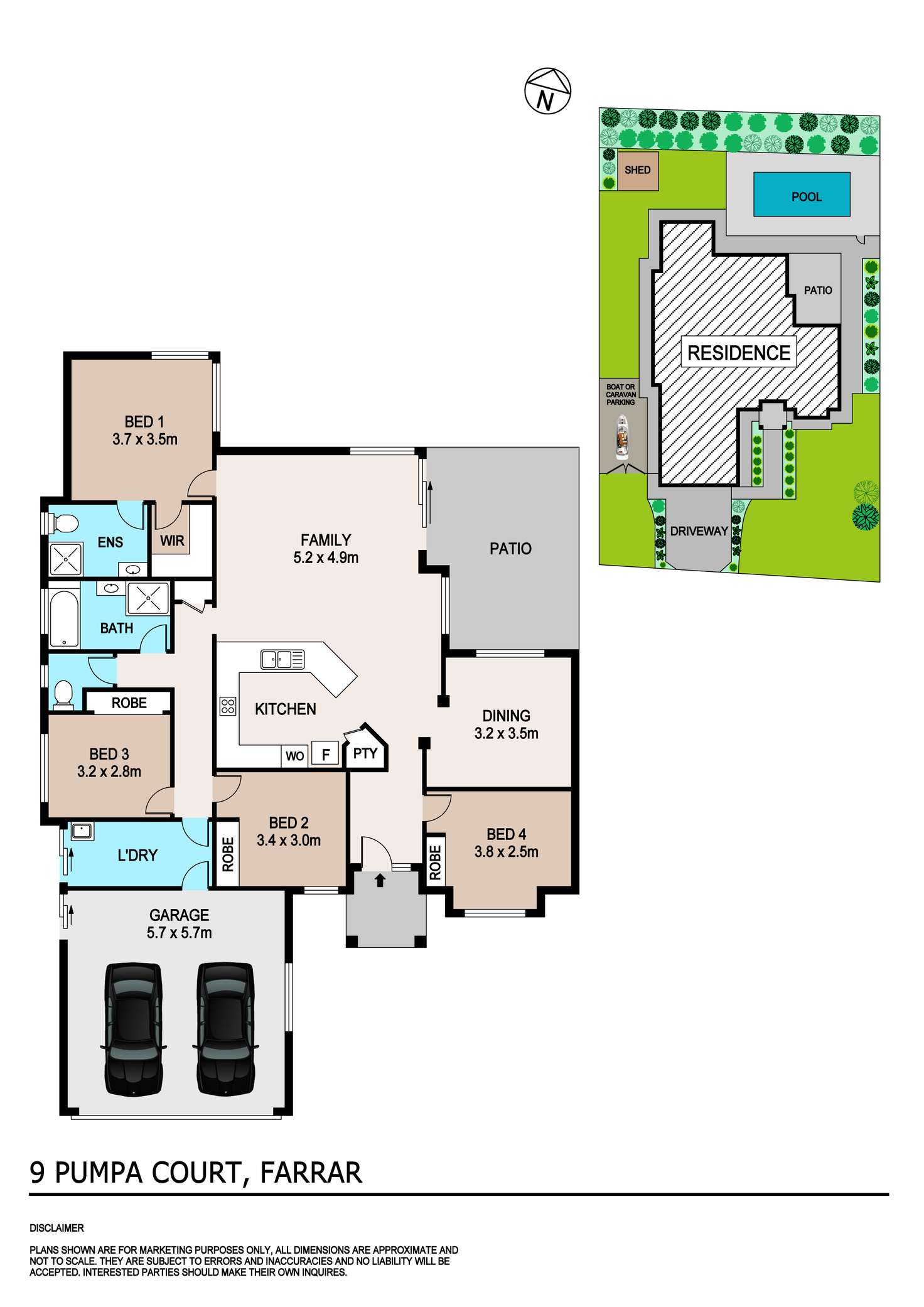 Floorplan of Homely house listing, 9 Pumpa Court, Farrar NT 830
