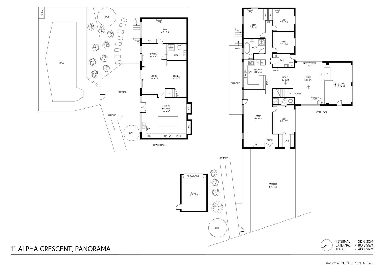 Floorplan of Homely house listing, 11 Alpha Crescent, Panorama SA 5041
