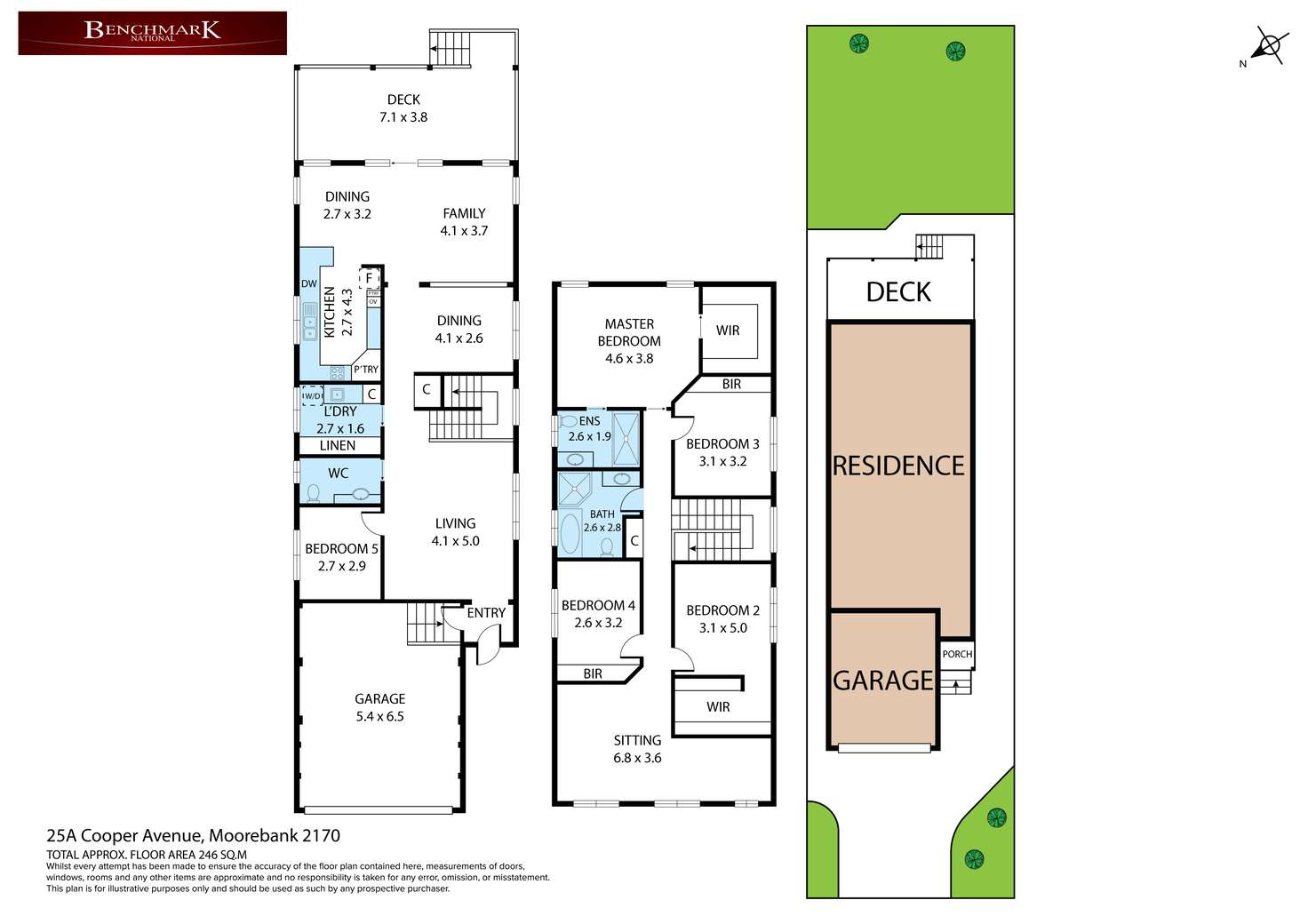 Floorplan of Homely house listing, 25A Cooper Avenue, Moorebank NSW 2170