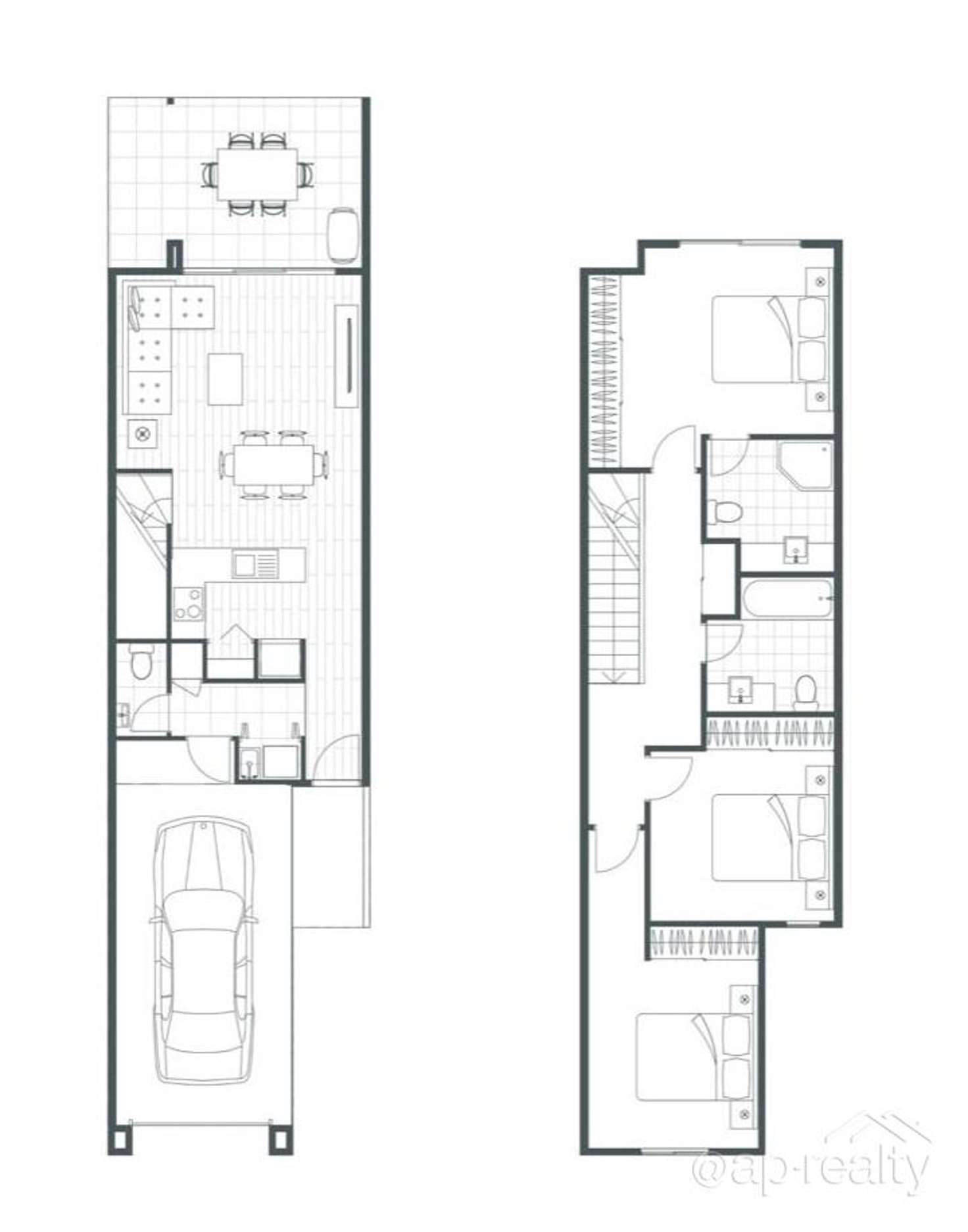 Floorplan of Homely townhouse listing, 27/7 Giosam Street, Richlands QLD 4077