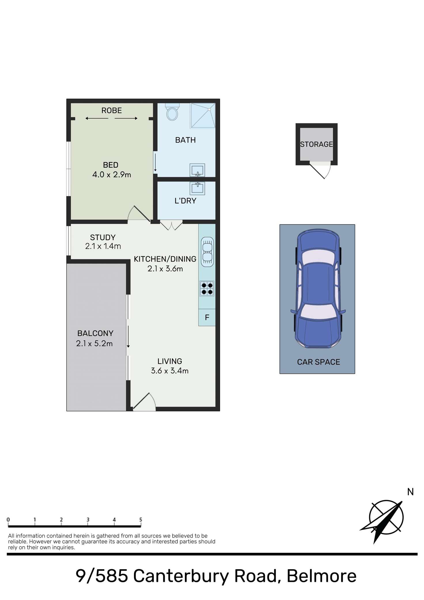 Floorplan of Homely unit listing, 9/585-589 Canterbury Road, Belmore NSW 2192
