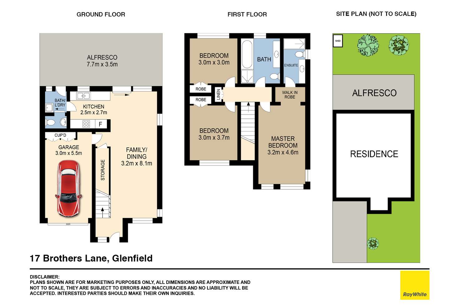 Floorplan of Homely house listing, 17 Brothers Lane, Glenfield NSW 2167