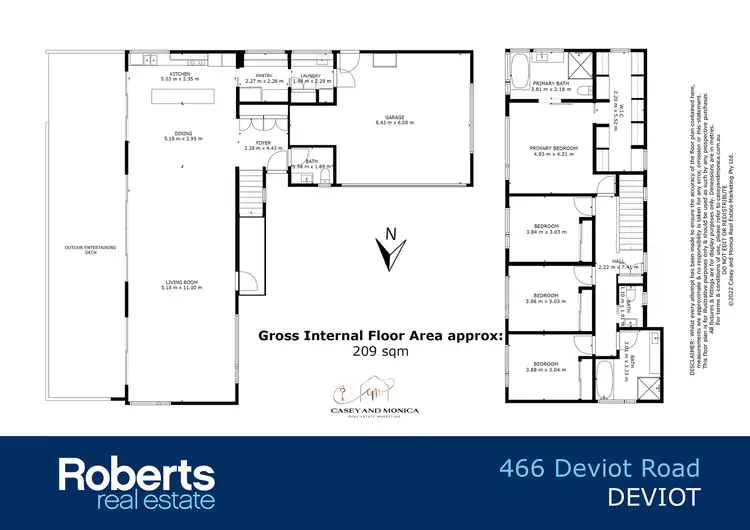 Floorplan of Homely house listing, 466 Deviot Road, Deviot TAS 7275