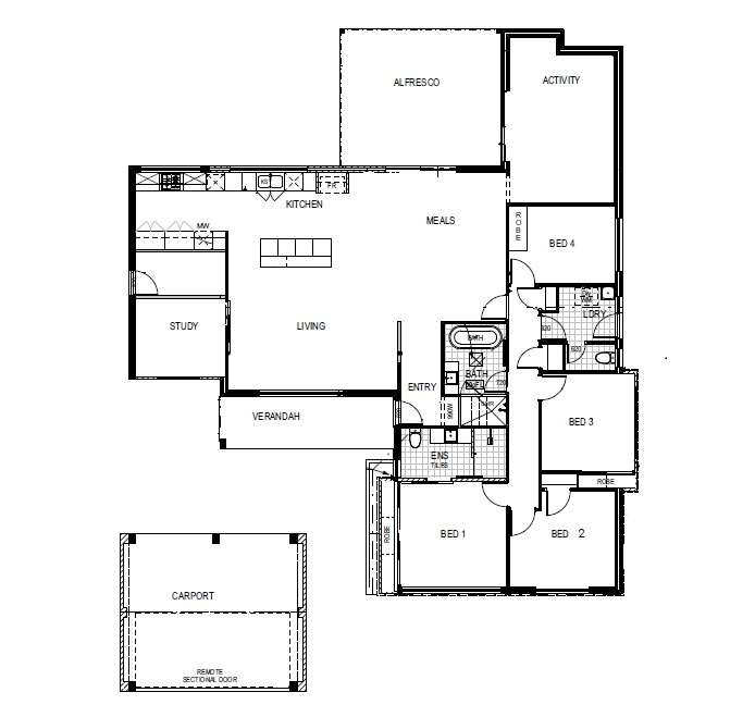 Floorplan of Homely house listing, 56 Allerton Way, Booragoon WA 6154