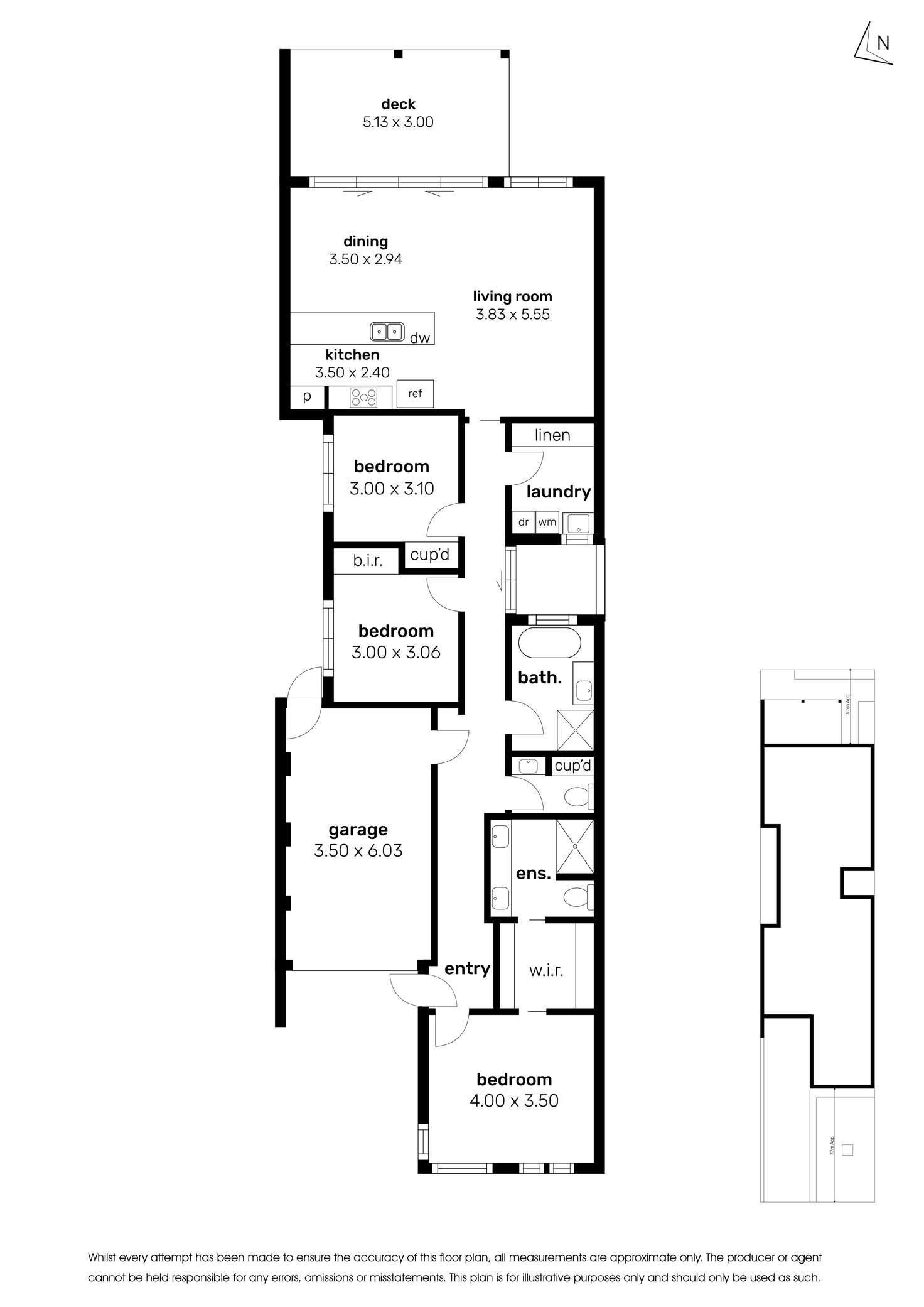 Floorplan of Homely unit listing, 32a Fifth Avenue, Altona North VIC 3025
