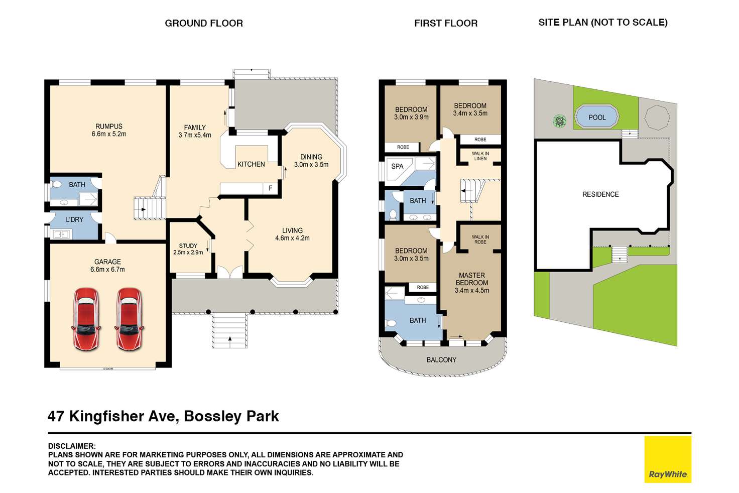 Floorplan of Homely house listing, 47 Kingfisher Avenue, Bossley Park NSW 2176