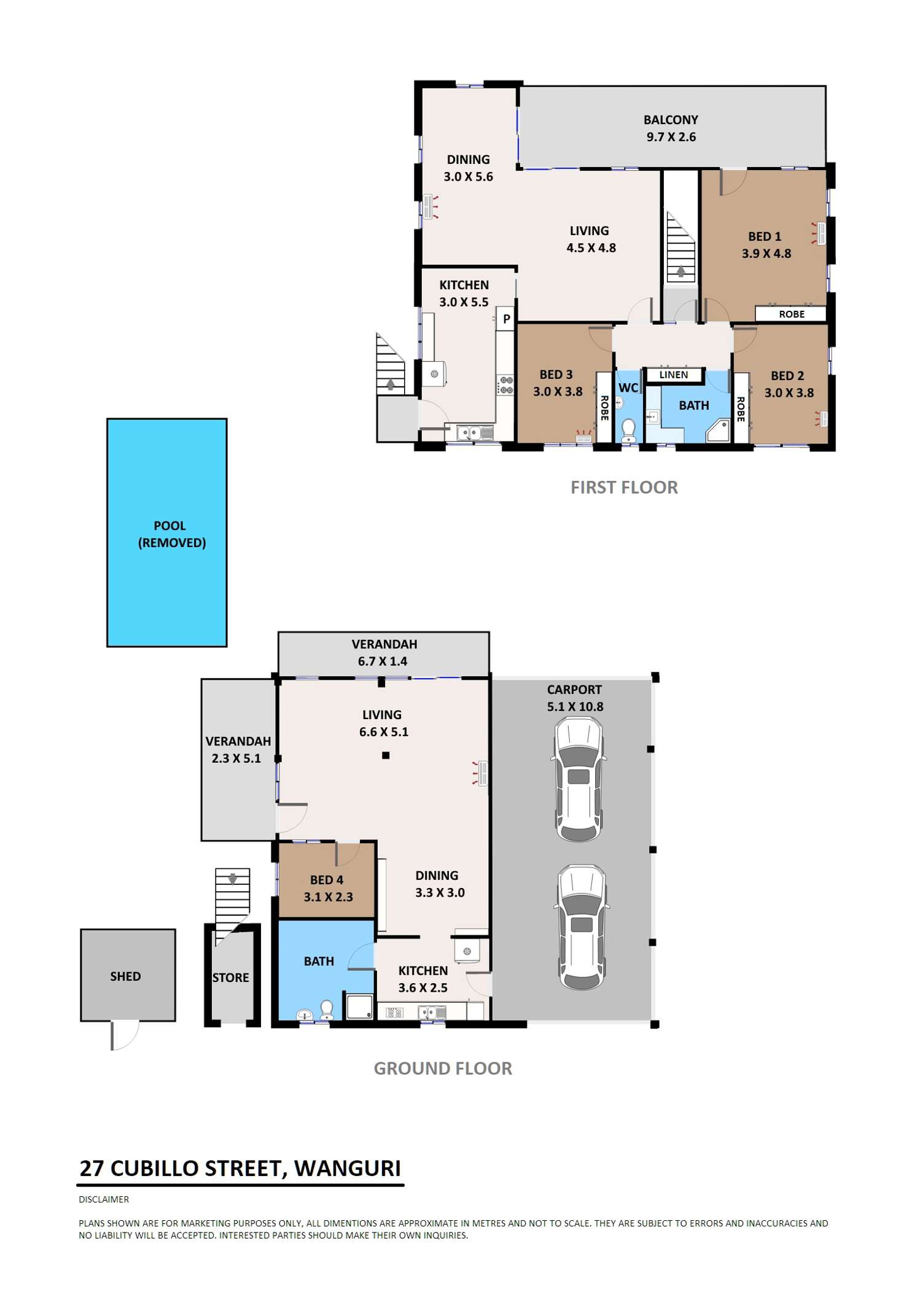 Floorplan of Homely house listing, 27 Cubillo Street, Wanguri NT 810