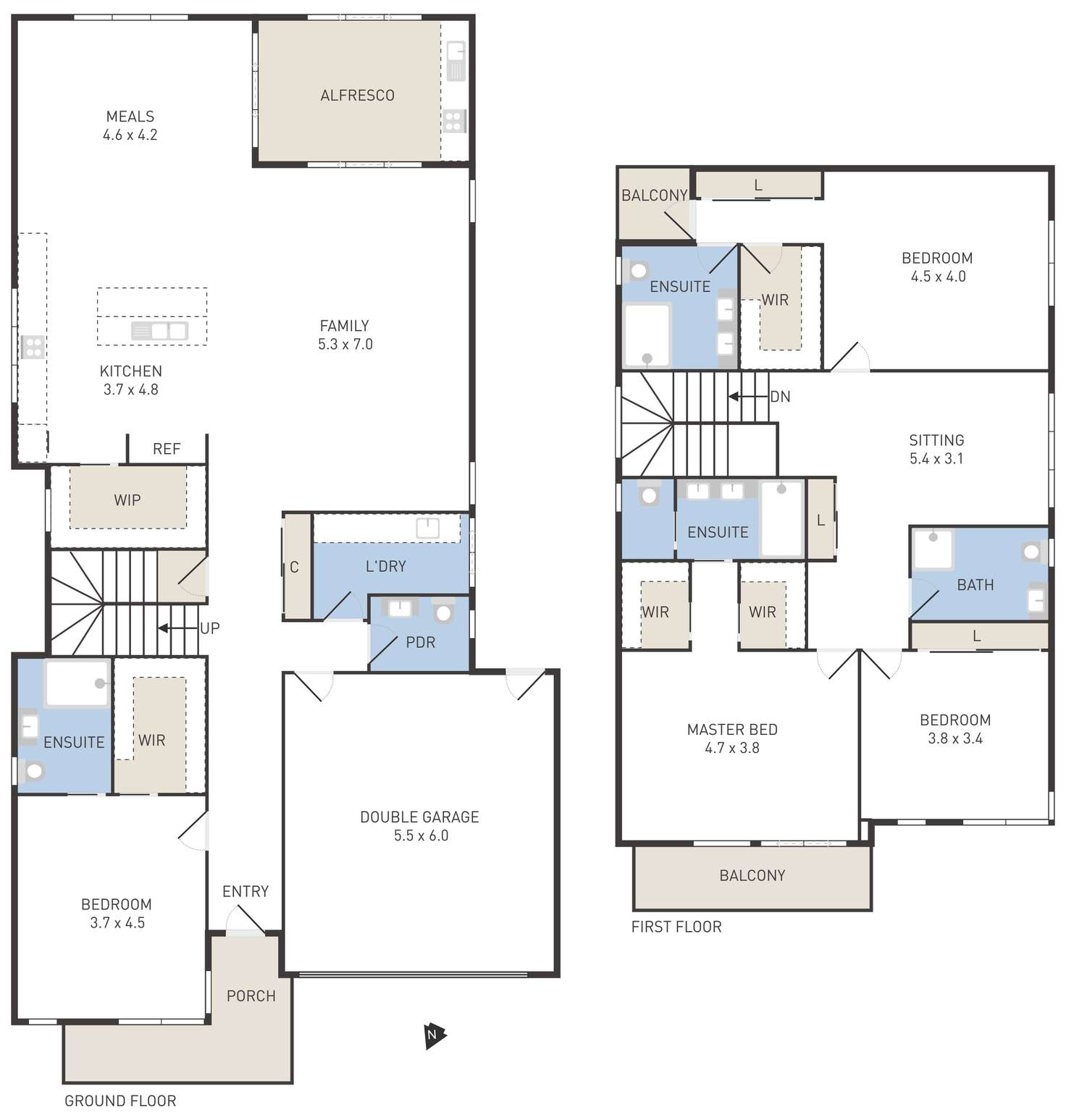 Floorplan of Homely house listing, 12 Almendra Avenue, Burnside VIC 3023