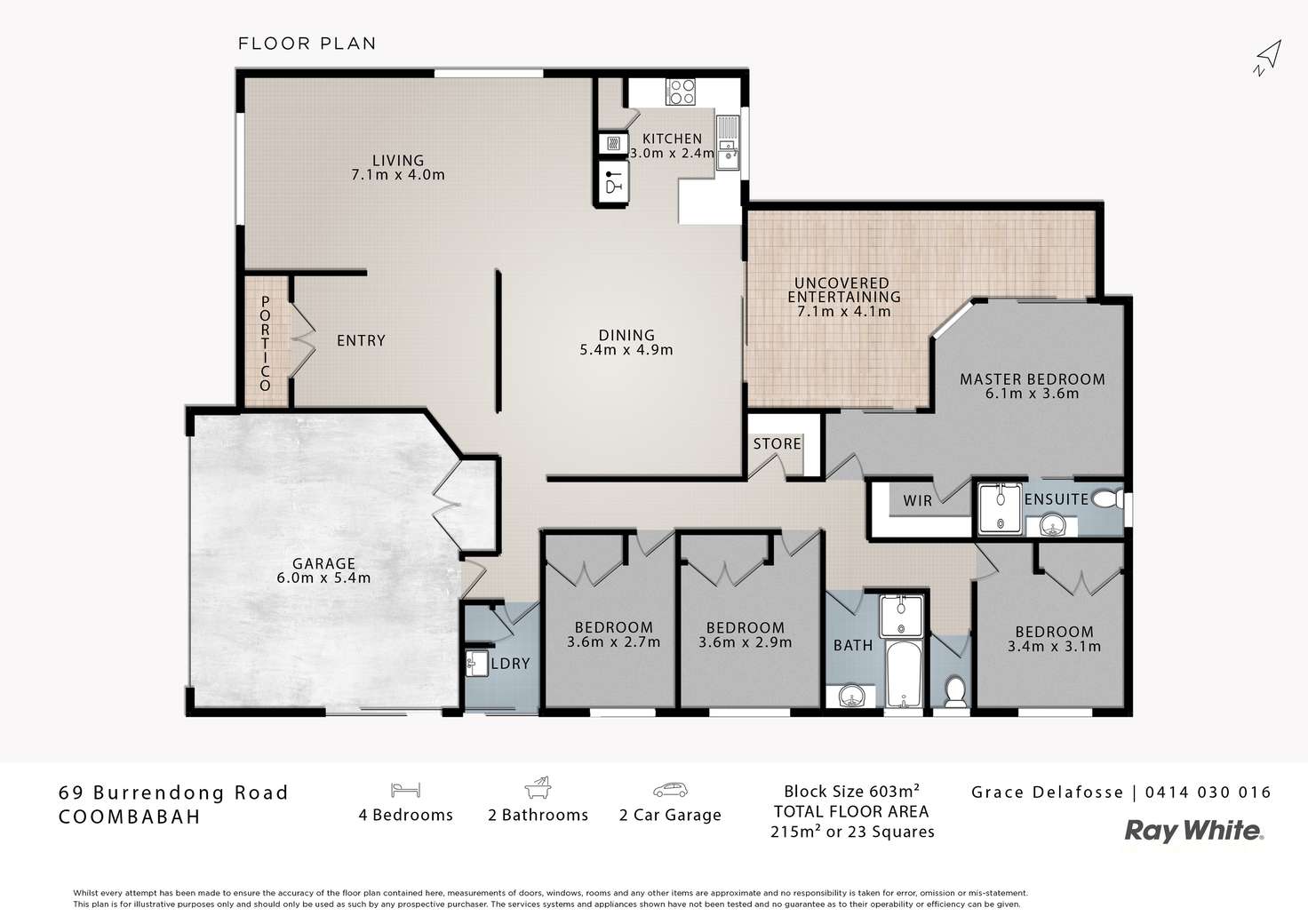 Floorplan of Homely house listing, 69 Burrendong Road, Coombabah QLD 4216