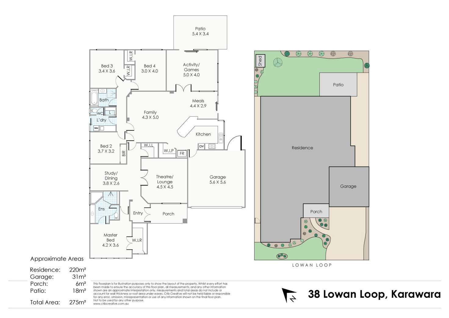 Floorplan of Homely house listing, 38 Lowan Loop, Karawara WA 6152